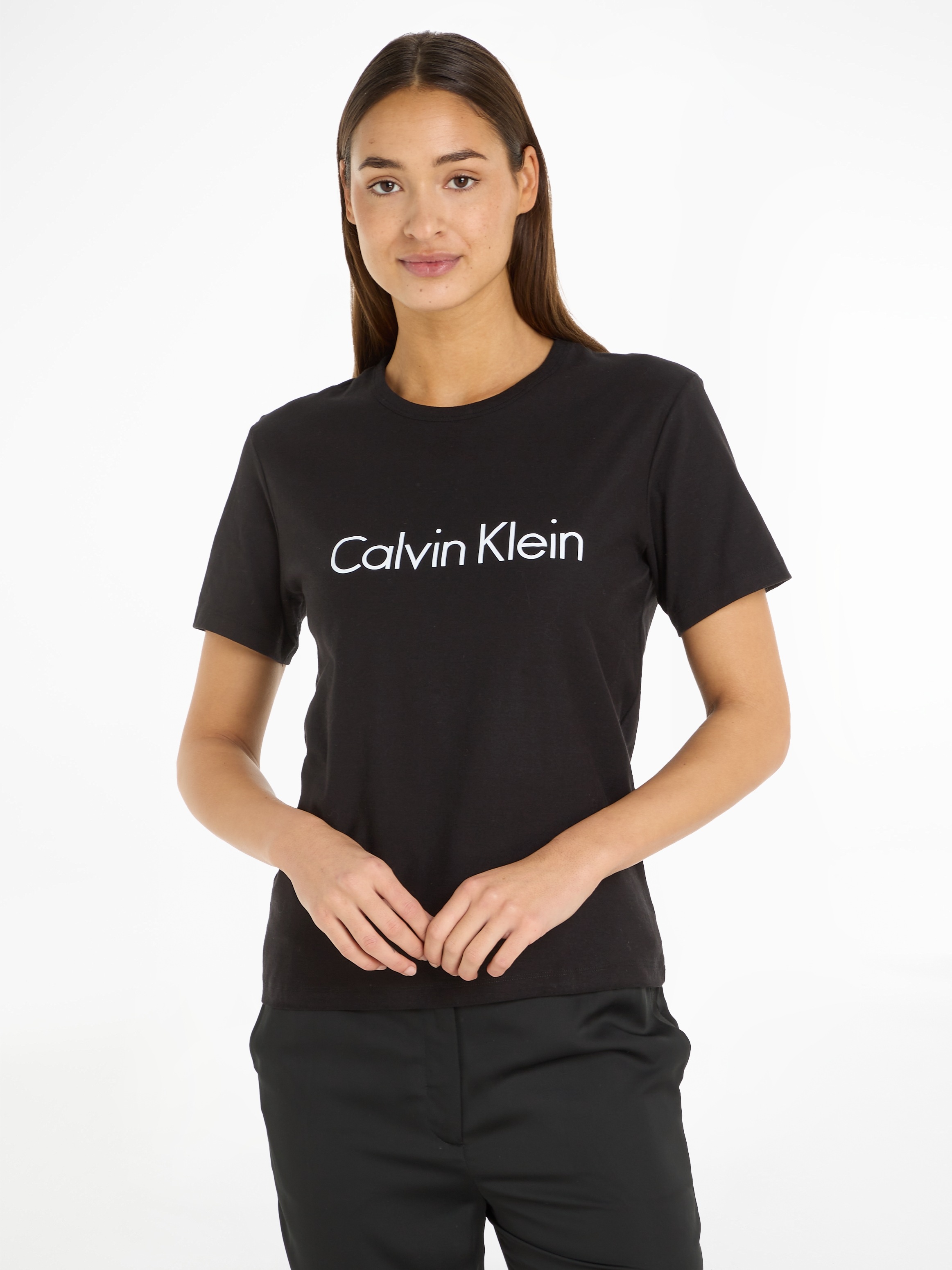 T-Shirt, Calvin Klein bestellen Shop Logodruck großem OTTO Online im mit