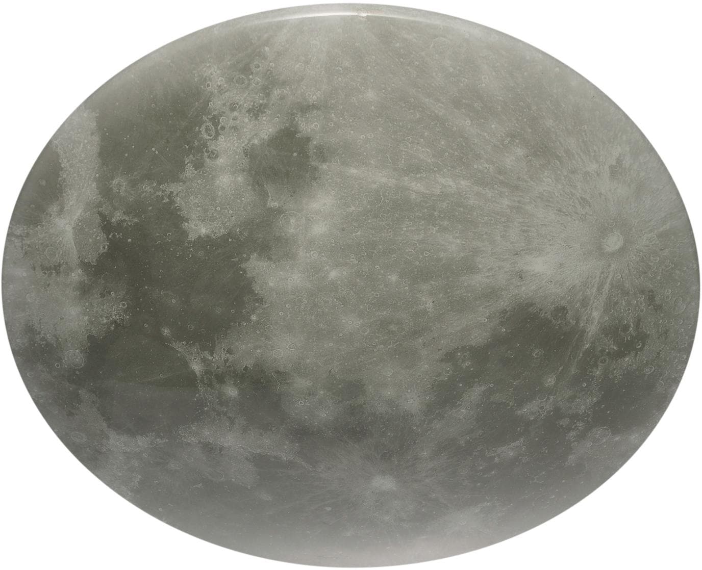 TRIO Leuchten LED Deckenleuchte »Lunar«, 1 flammig, Leuchtmittel LED-Board | LED fest integriert, "Mondleuchte" Fernbedienung,integrierter Dimmer,Nachtlicht