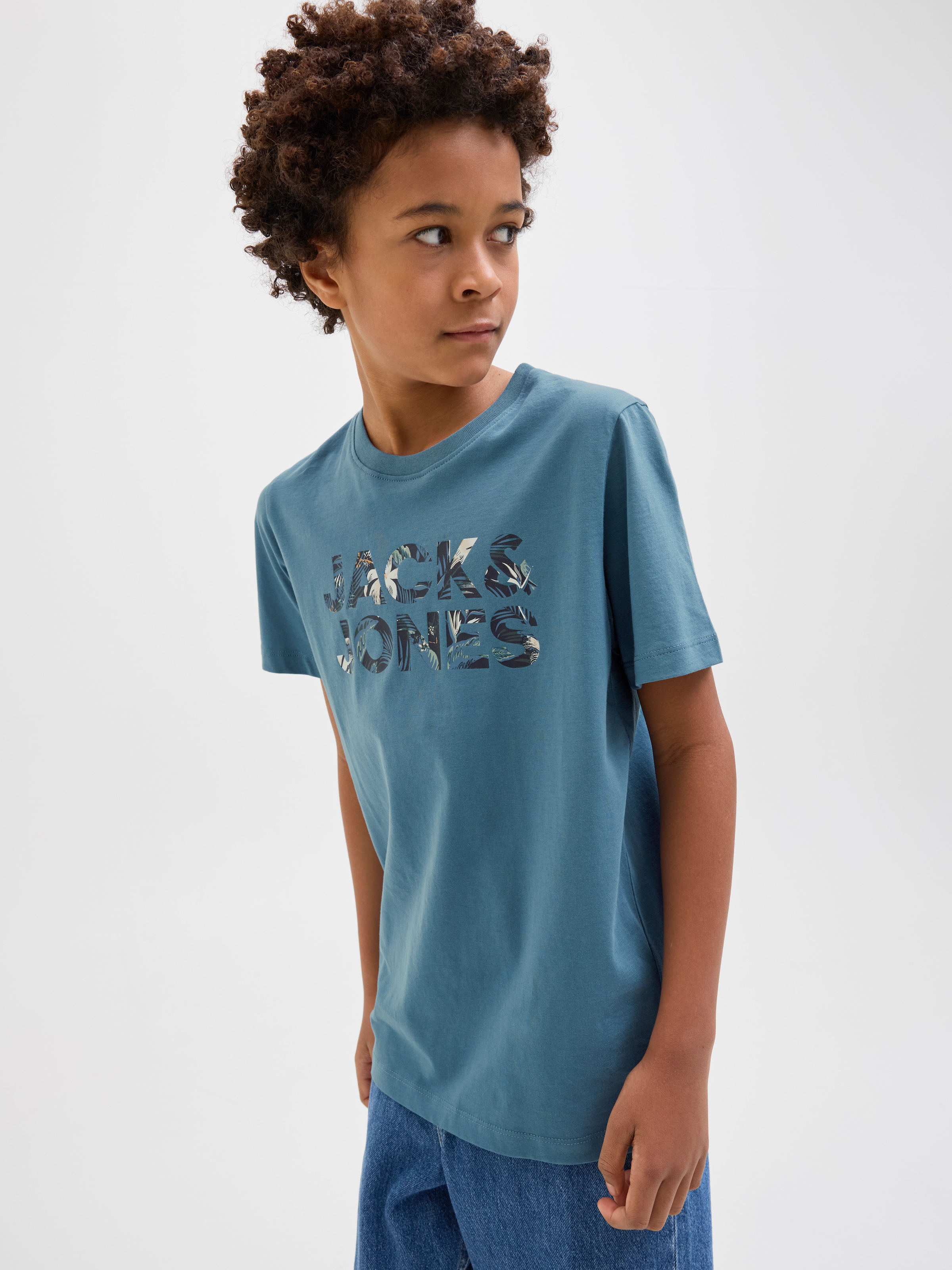 Jack & Jones Junior Rundhalsshirt »JJEBRYAN CORP LOGO TEE SS O-NECK JNR«