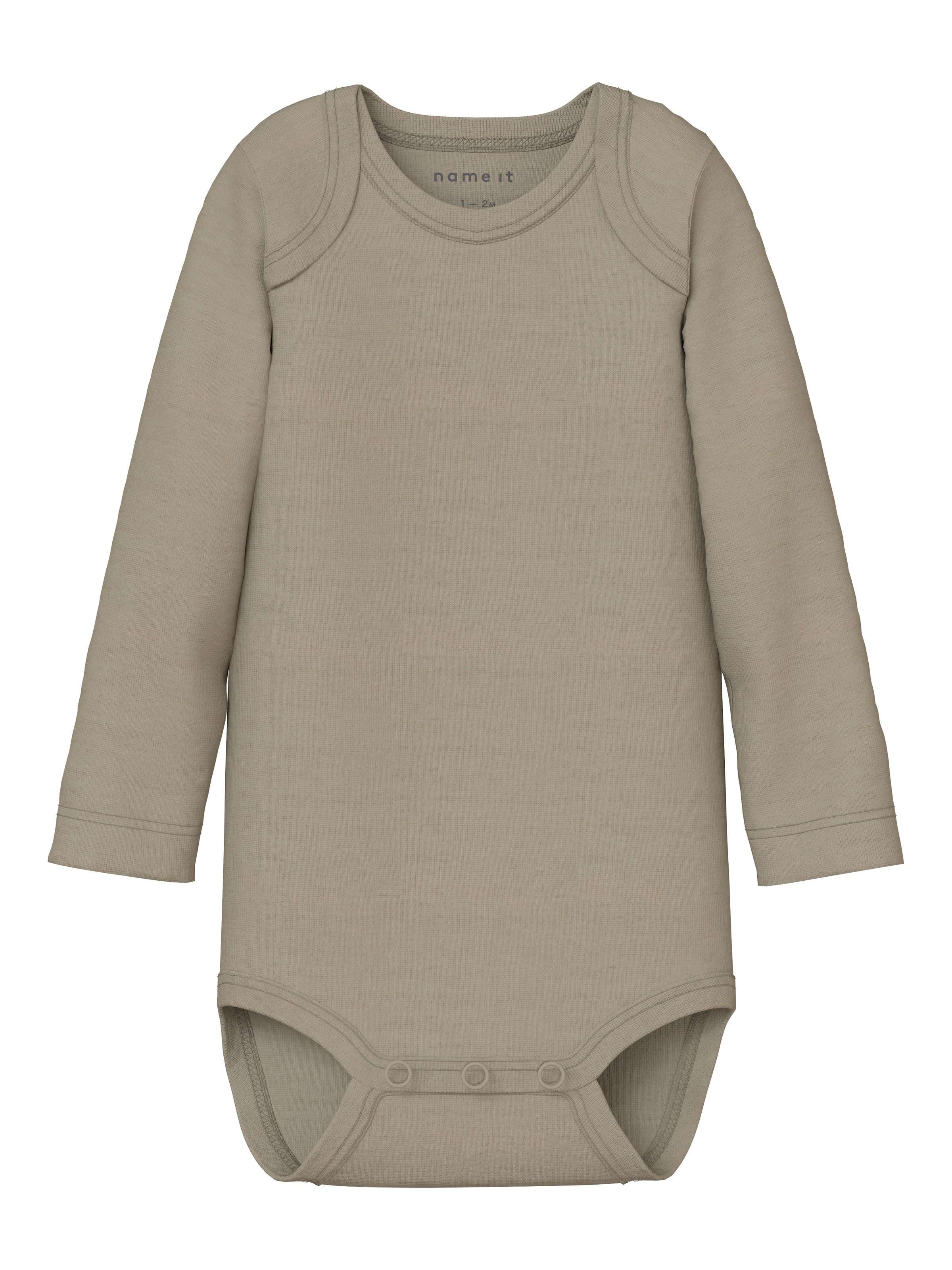 Name It Langarmbody »NBNBODY 3P LS PUMICE BEAR NOOS« Packung, 3 tlg.