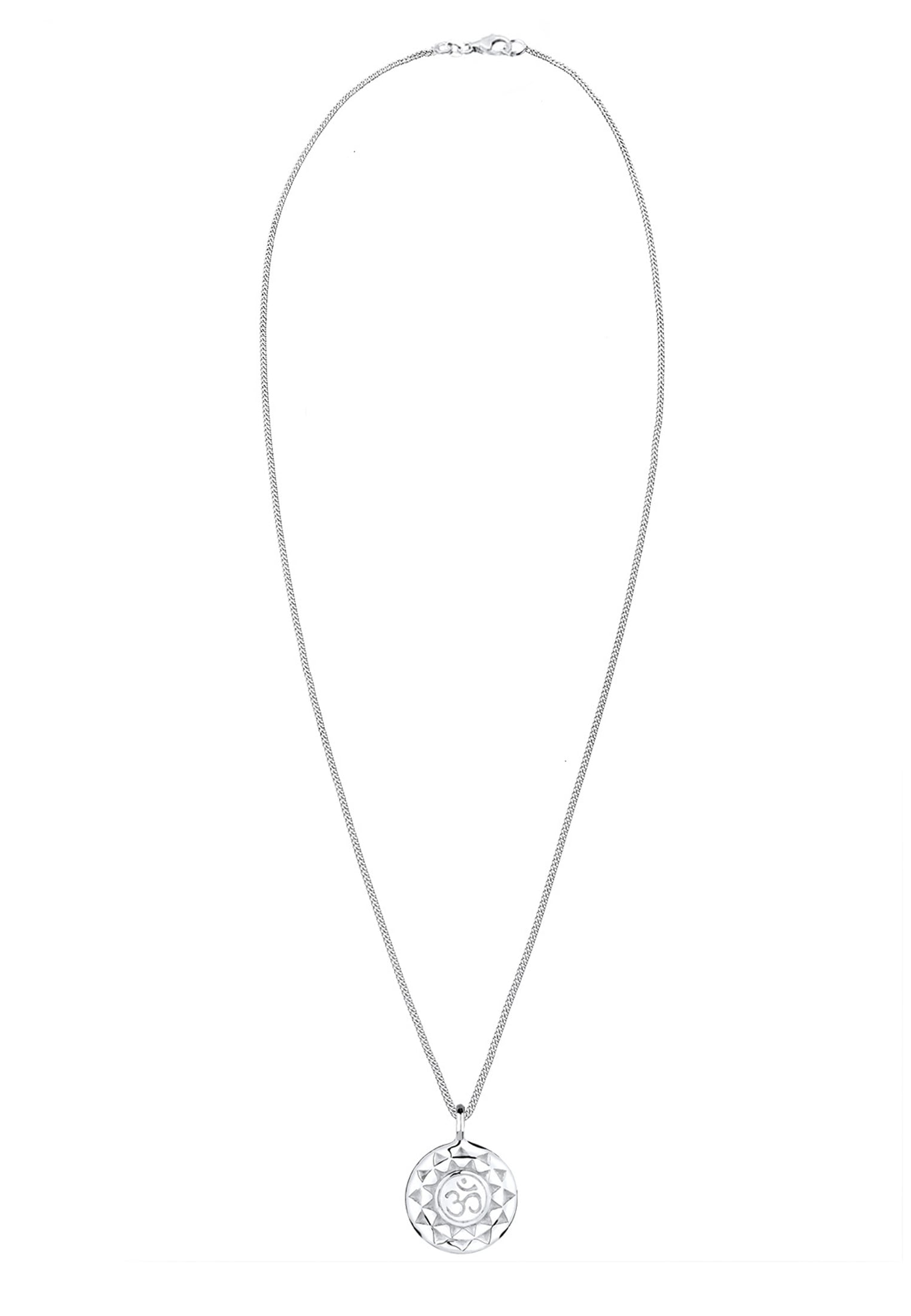 Elli Kette mit Anhänger »Halskette Yoga Mantra Om Symbol Talisman 925 Silber«