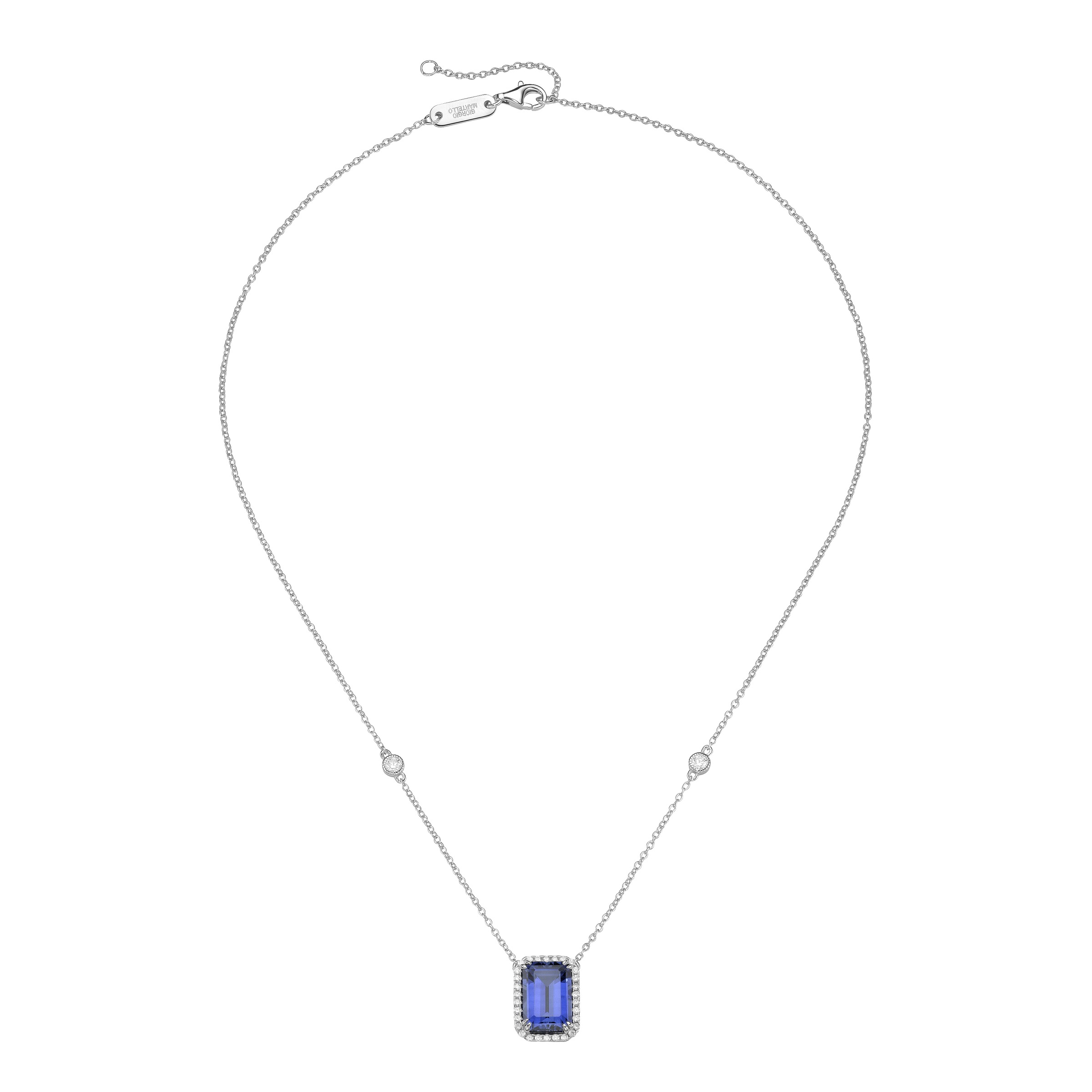 GIORGIO MARTELLO MILANO Collier »Collier mit Zirkonia, Silber 925«