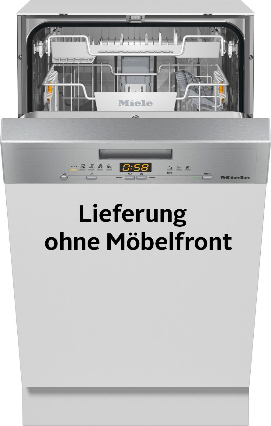 Miele teilintegrierbarer Geschirrspüler »G 5540 SCi SL Active« 9 Maßgedecke in silberfarben