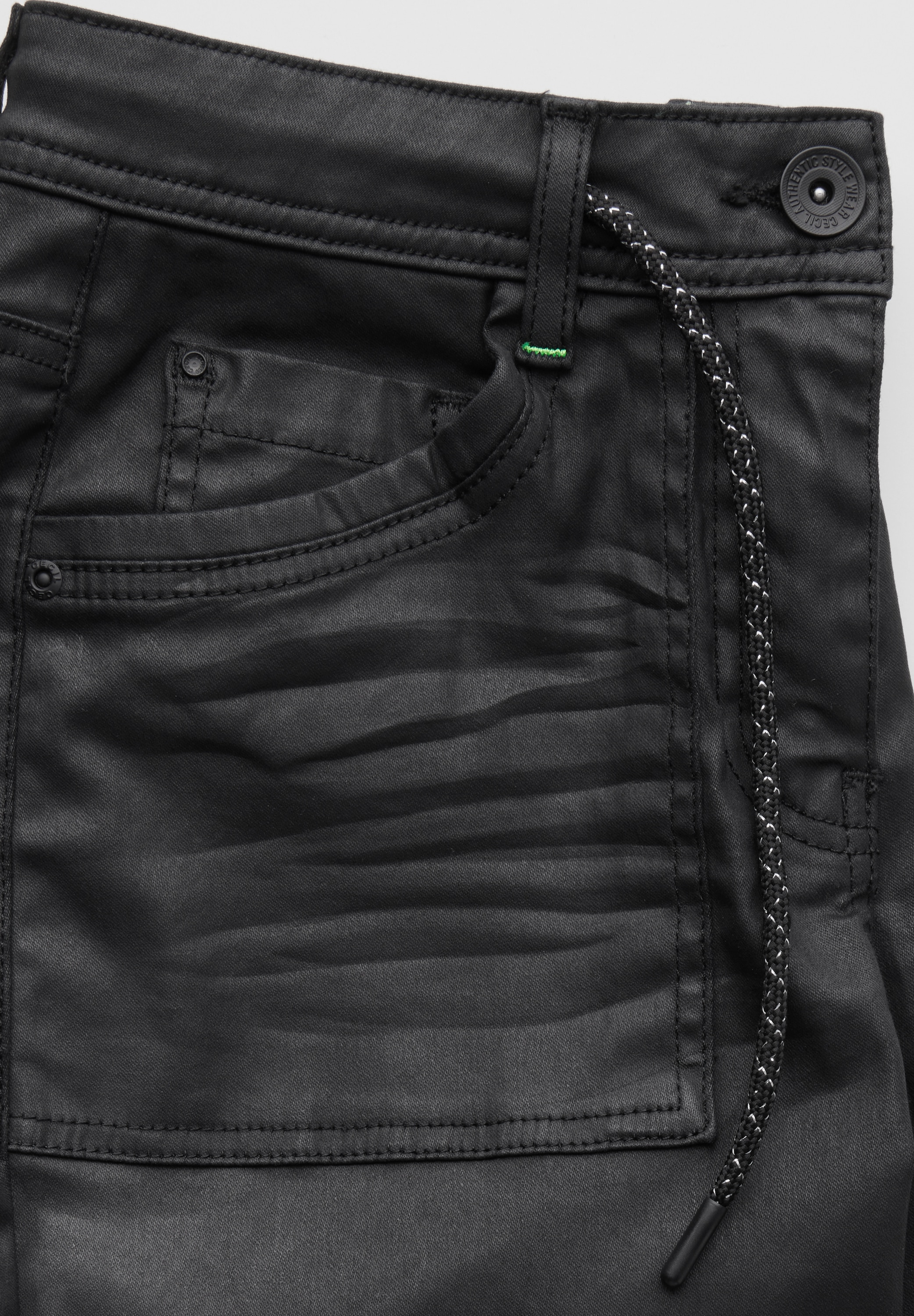 Cecil Regular-fit-Jeans »Style Tracey«, mit Tunnelzug am Bund
