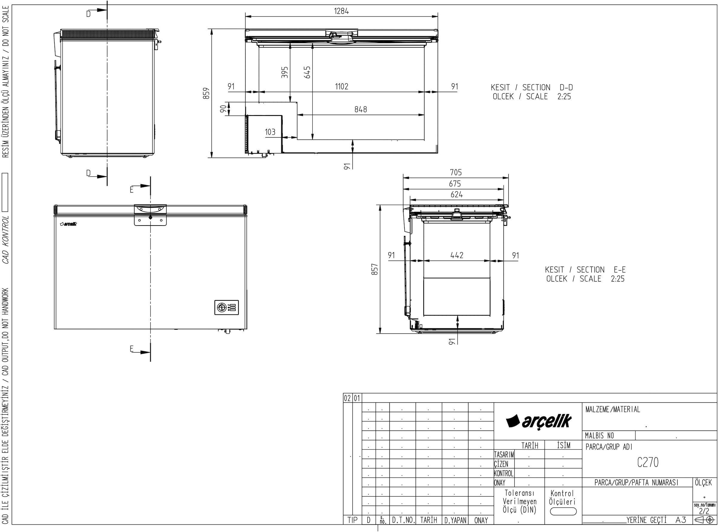 BEKO Gefriertruhe »HSM27050 457500000012«, 86 cm hoch, 129 cm breit
