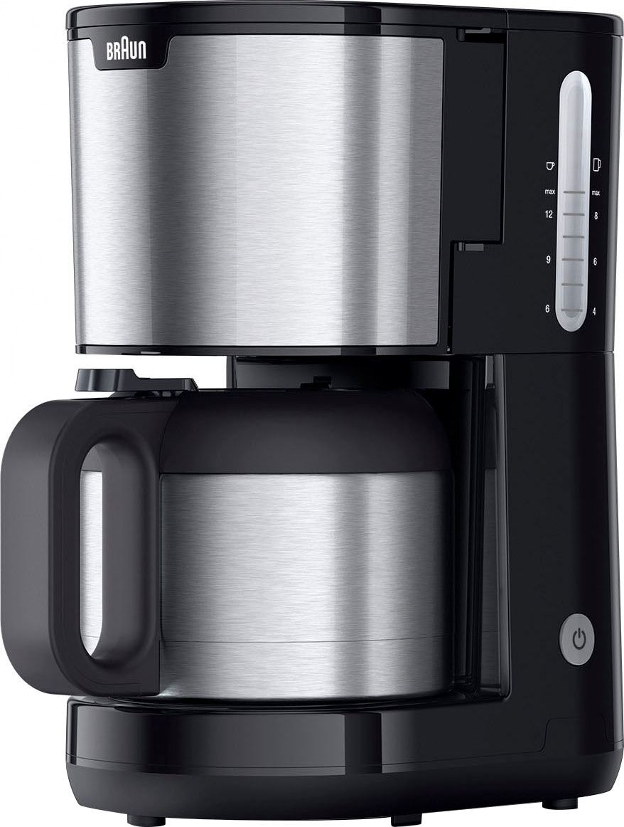 Braun Filterkaffeemaschine 1,2 kaufen Thermokanne l BK«, »PurShine bei OTTO schwarz jetzt KF1505 Papierfilter, Kaffeekanne