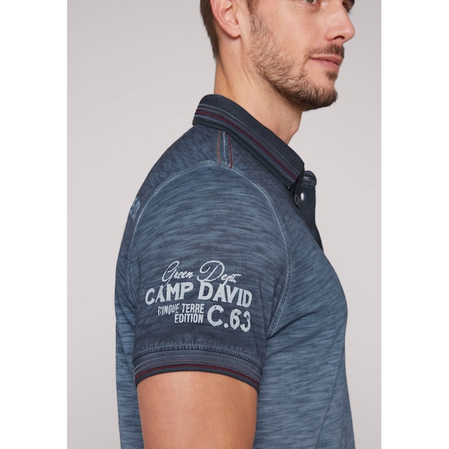 CAMP DAVID Poloshirt, mit Kontrastnähten online shoppen bei OTTO