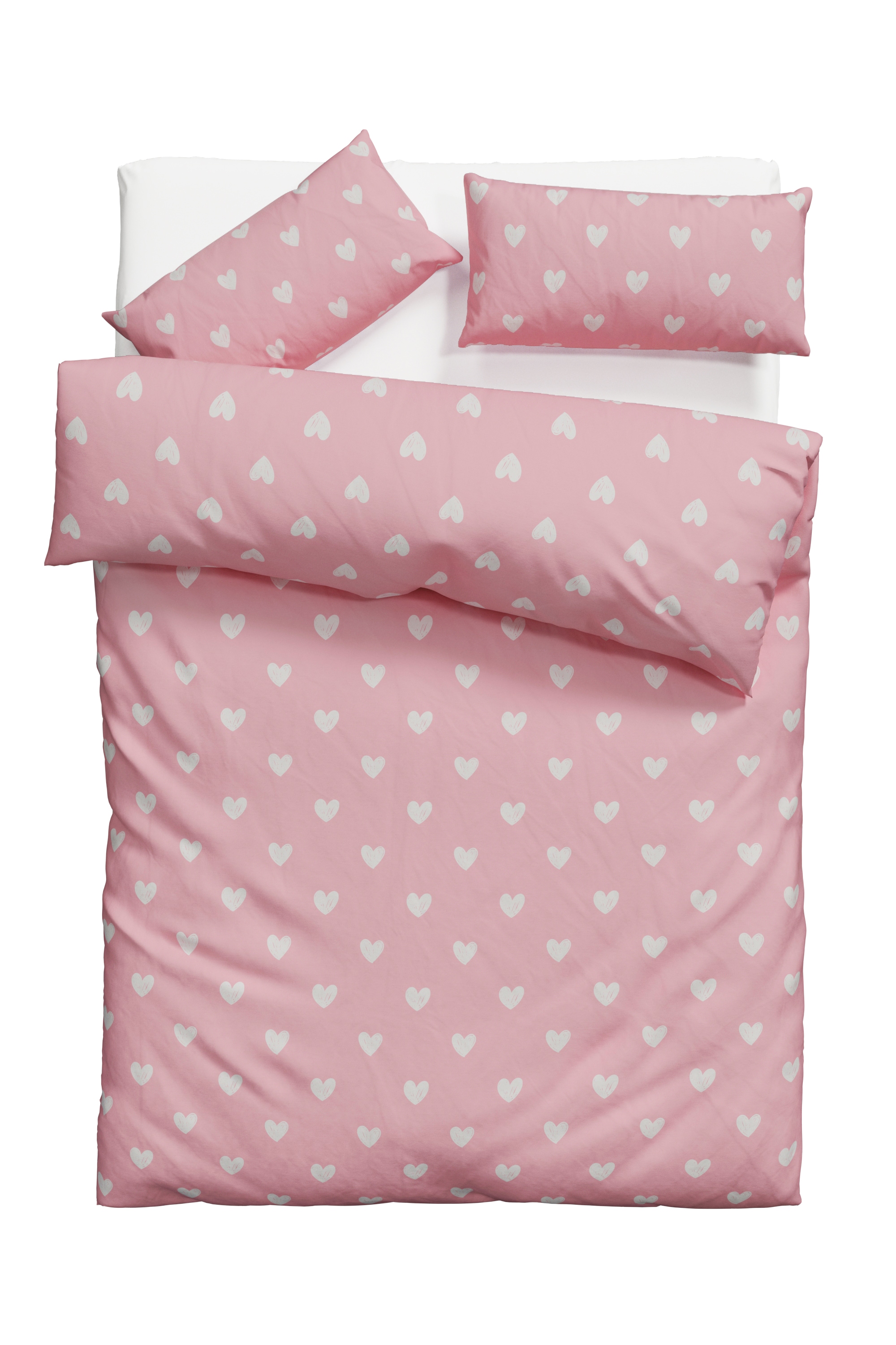 Lüttenhütt Kinderbettwäsche »CUDDLEE«, in vielen Designs: Dino,Einhorn,Weltraum,Baustelle,Herz,Trecker,Safari