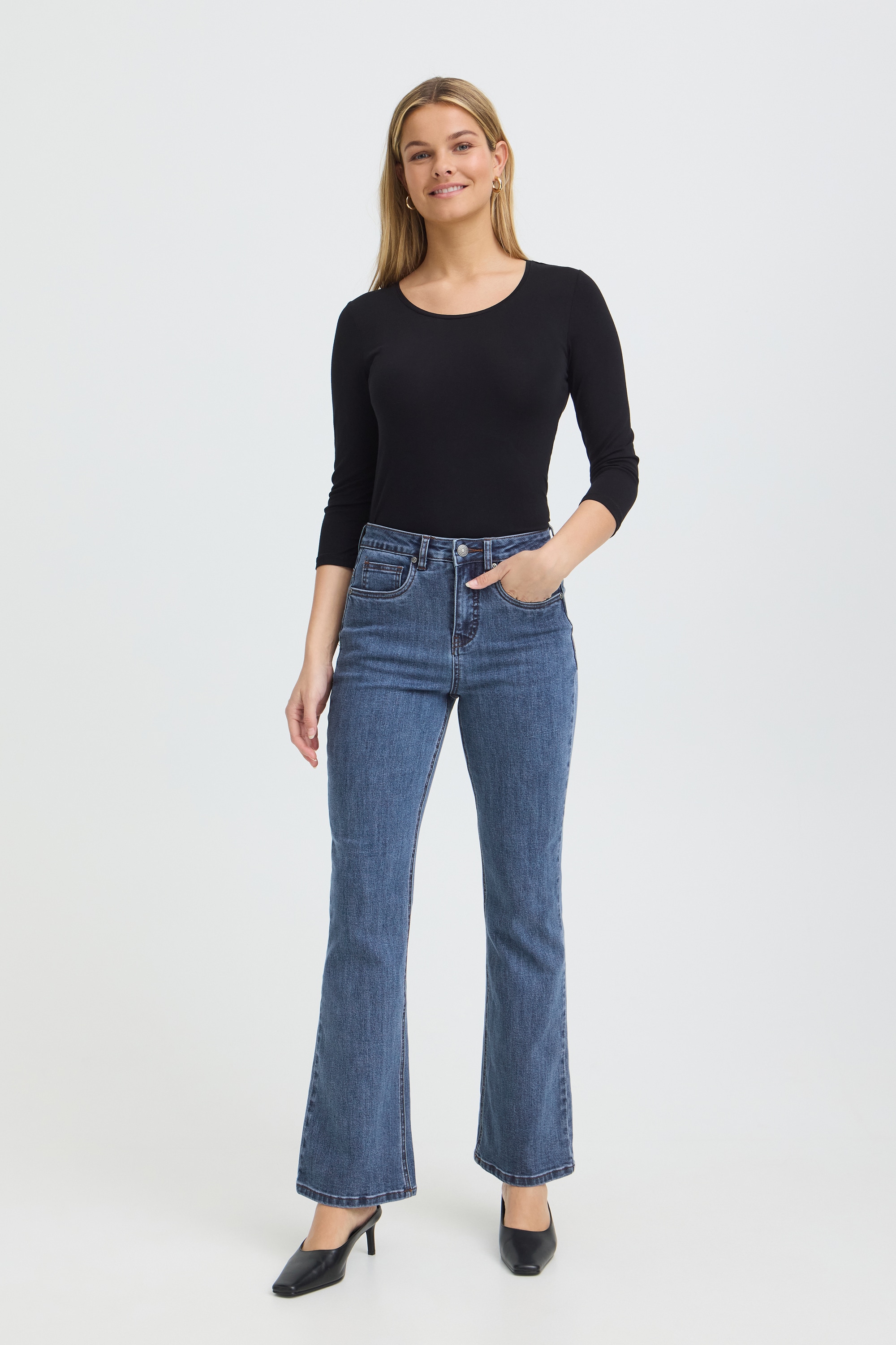 fransa Regular-fit-Jeans »Damen Jeans FRATLANTA«
