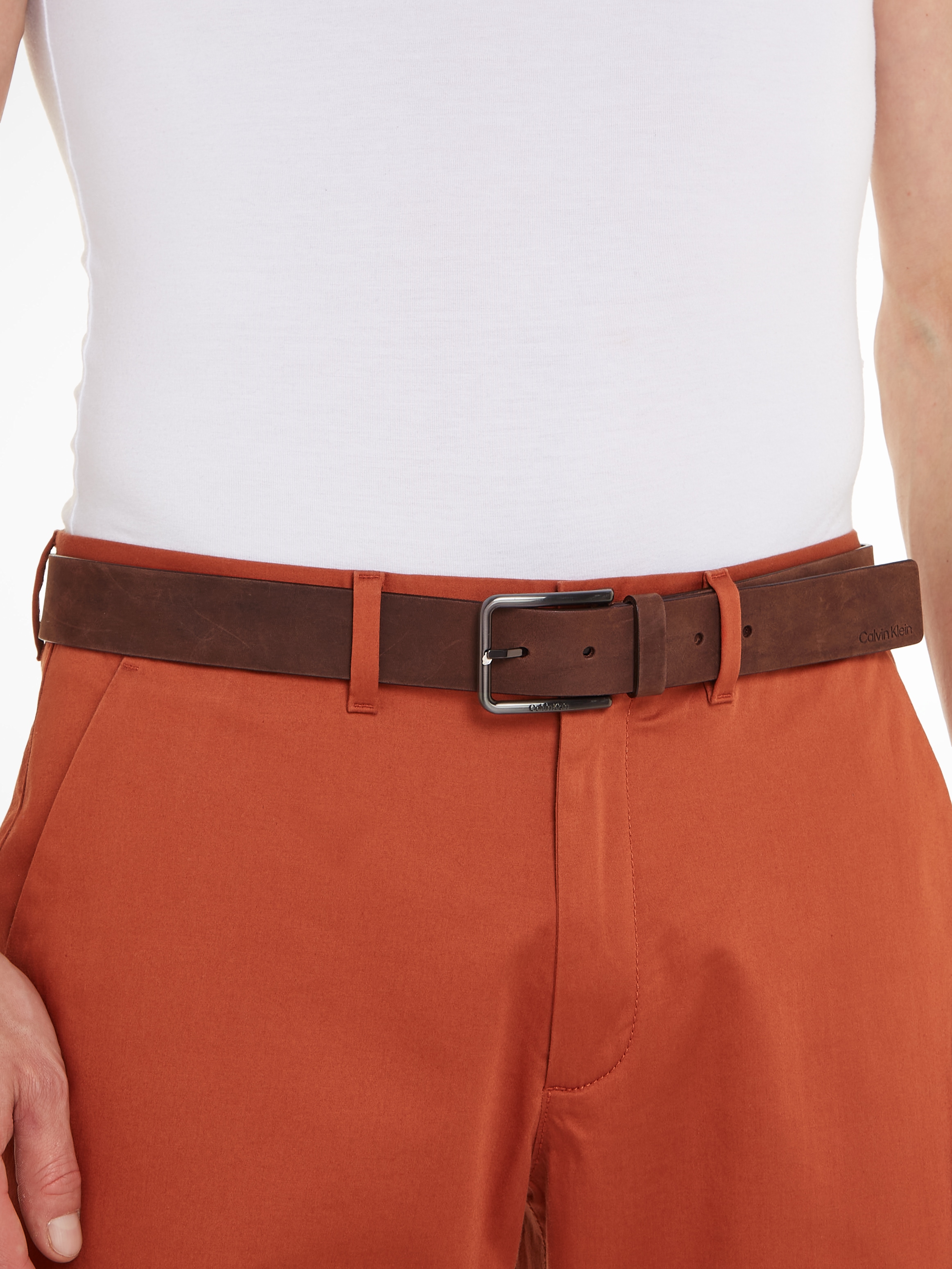 Calvin Klein Ledergürtel »WARMTH NUBUCK 35MM«