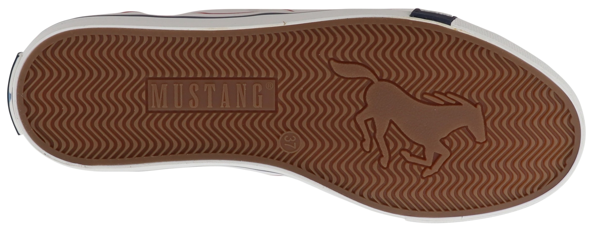 Mustang Shoes Sneaker »Winona«  Freizeitschuh, Halbschuh, Schnürschuh mit seitlichem Logoschriftzug