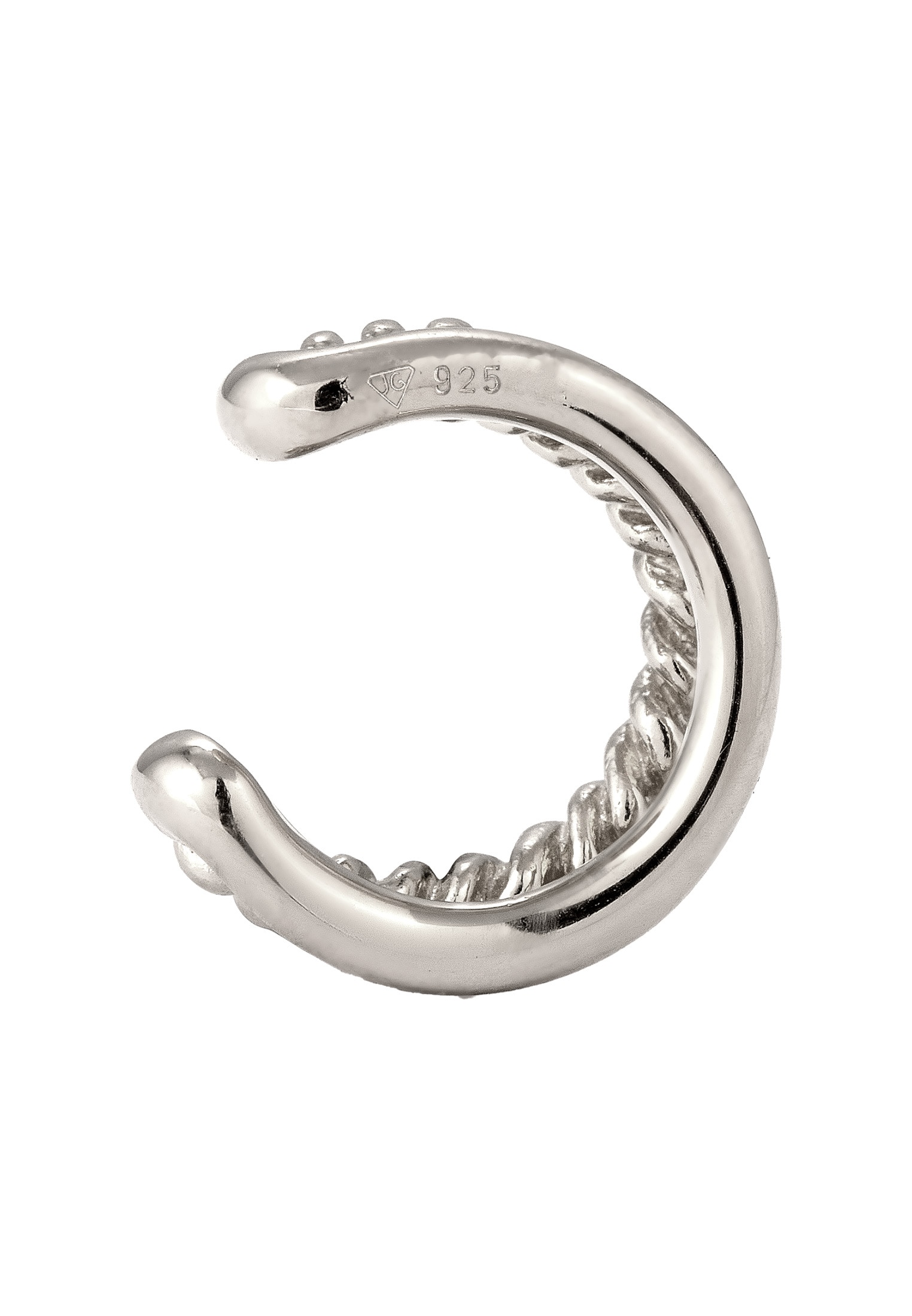 Elli Ohrklemme »Ohrringe Earcuff Single Twist Look 925 Sterling Silver«