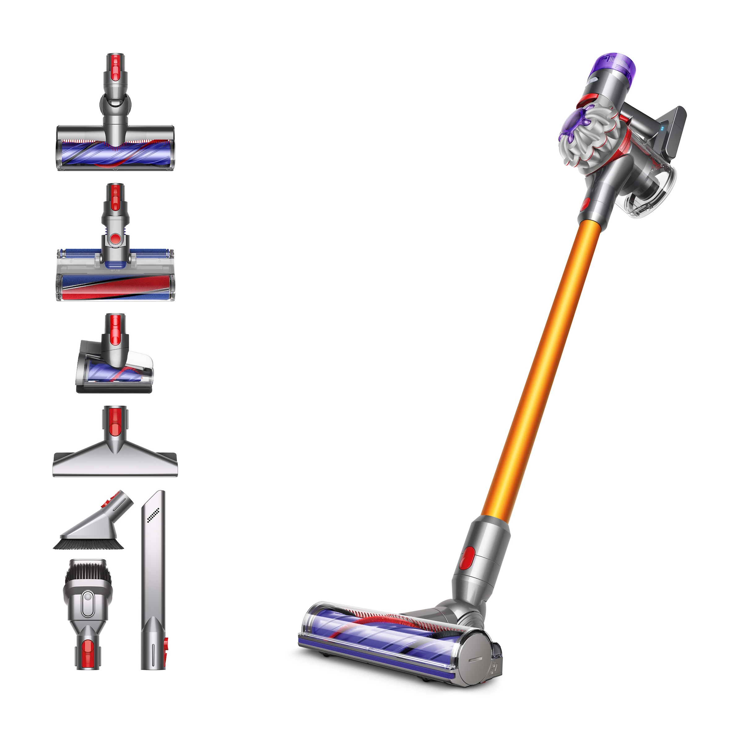 DYSON Akku-Hand-und Stielstaubsauger »V8 Absolute (Silber/Gelb)«