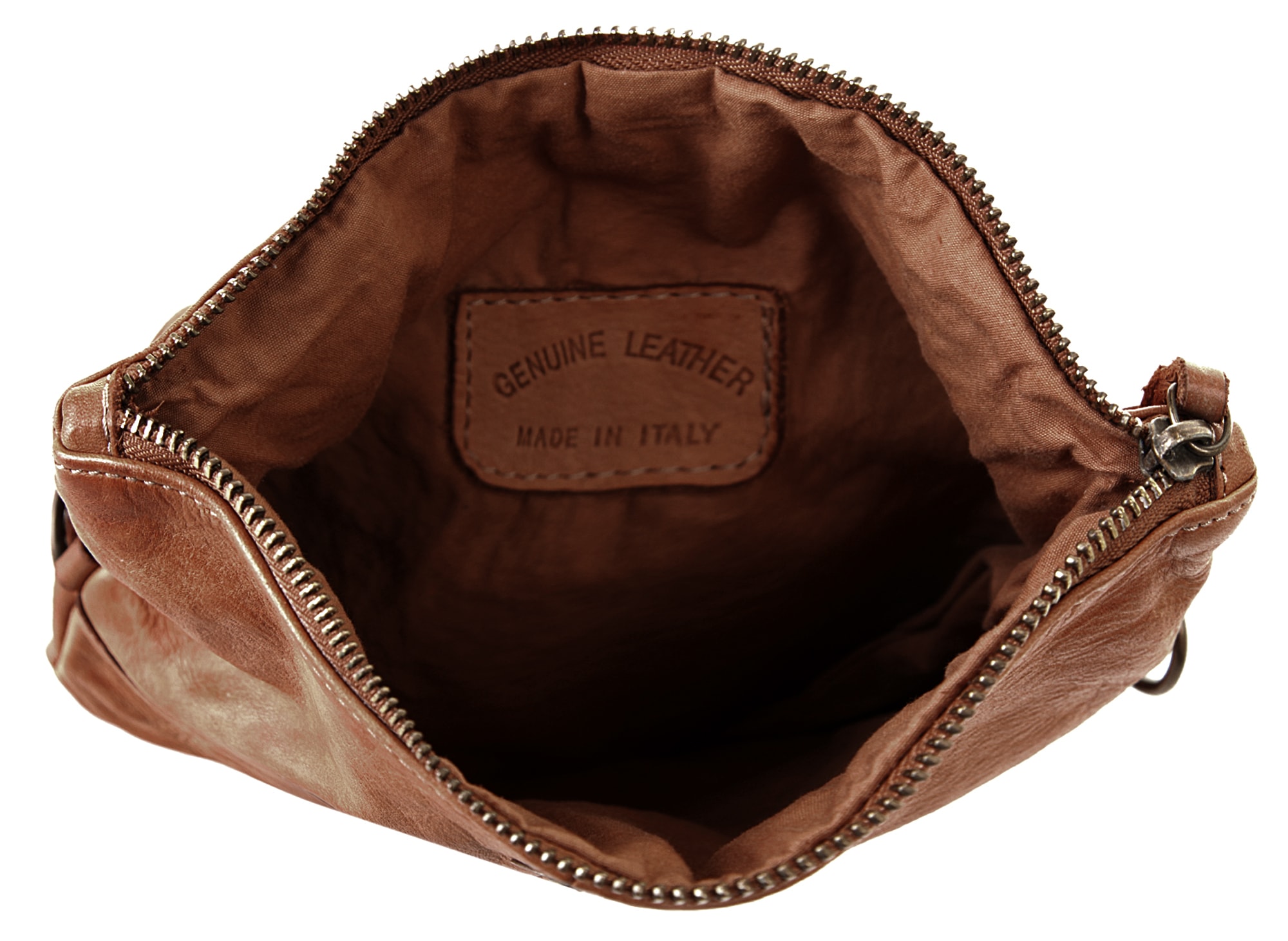 Cluty Abendtasche, echt Leder, Made in Italy