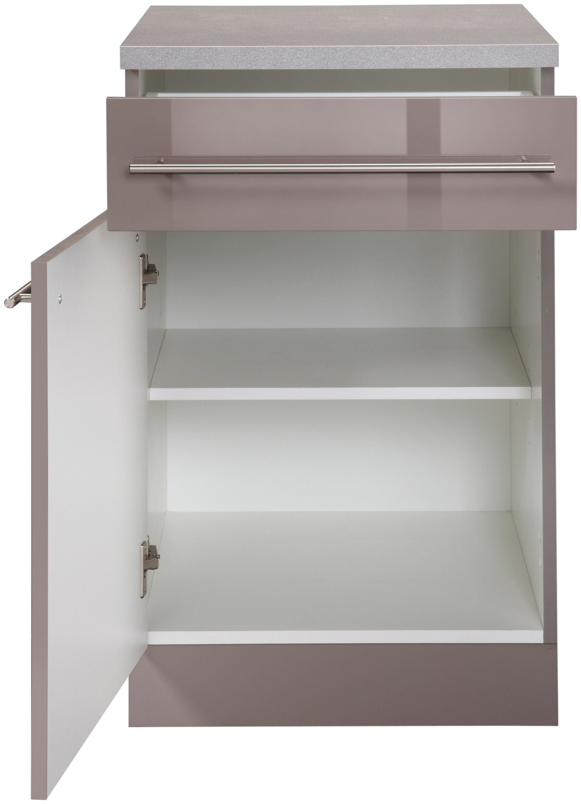 wiho Küchen Unterschrank »Chicago«, 50 cm breit, 1 Schubkasten und 1 Tür
