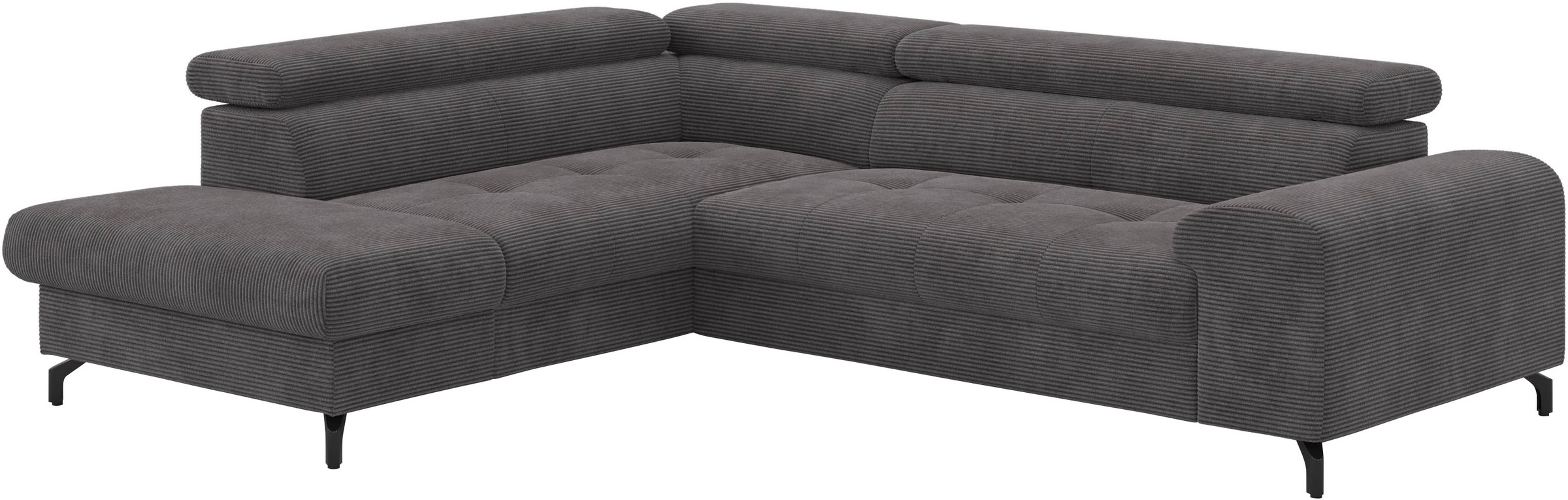 COTTA Ecksofa »Aura L-Form«, mit Schlaffunktion, Bettkasten und Kopfteilverstellung