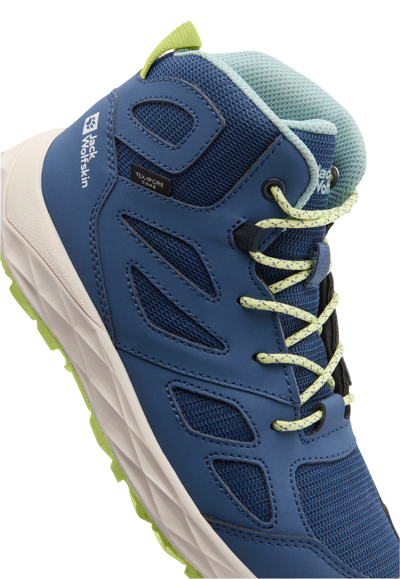 Jack Wolfskin Wanderschuh »WOODLAND 2 TEXAPORE MID K«, Wasserdicht, Trekkingschuh