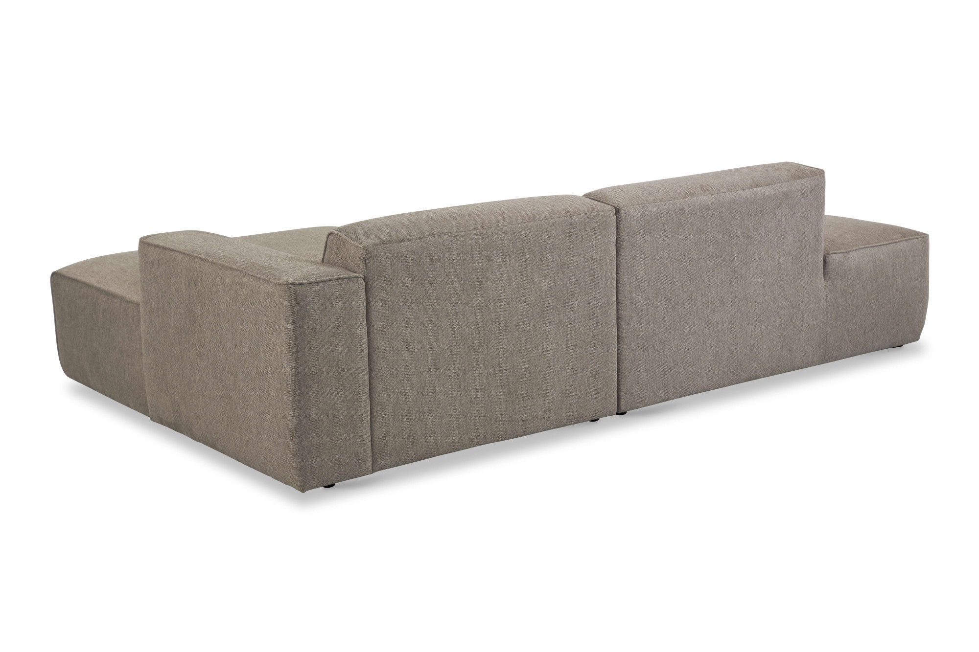 andas Ecksofa »Noord mit Kedernaht, Breite 227 cm«, mit Kedernaht, Breite 227 cm, Cord, Struktur, Webstoff