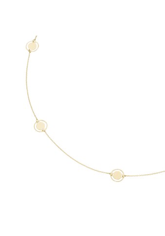 Goldkette »Collier mit Cut-Out-Muster, Gold 375«