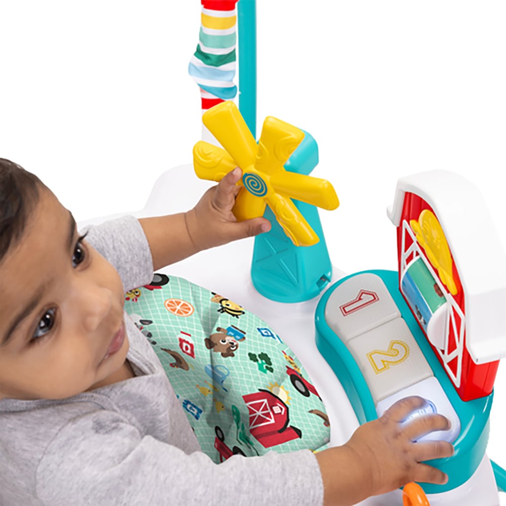Baby Einstein Spielcenter »Farm Explorers Jump & Learn Barnyard« mit über 60 Melodien und Geräuschen