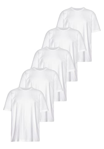 T-Shirt, (Packung, 5 tlg., 5er-Pack), perfekt als Unterzieh- T-shirt