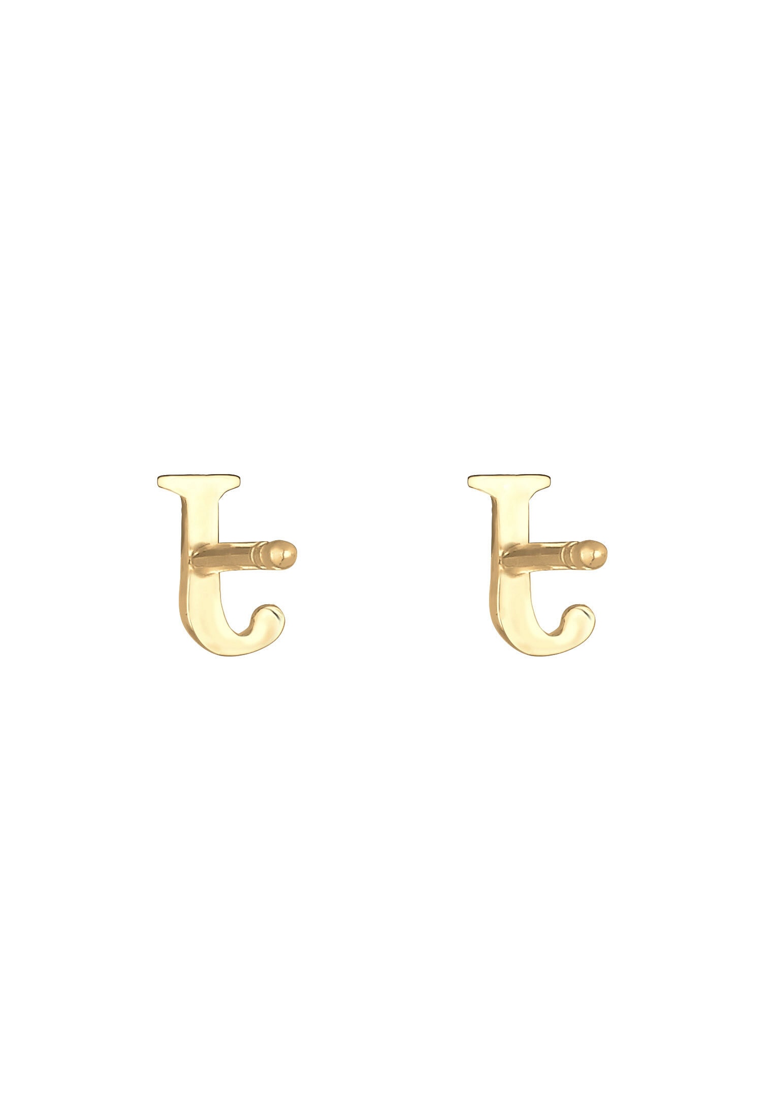 Elli Paar Ohrstecker »Ohrringe Stecker Buchstabe J Initialen Minimal 925 Silber«