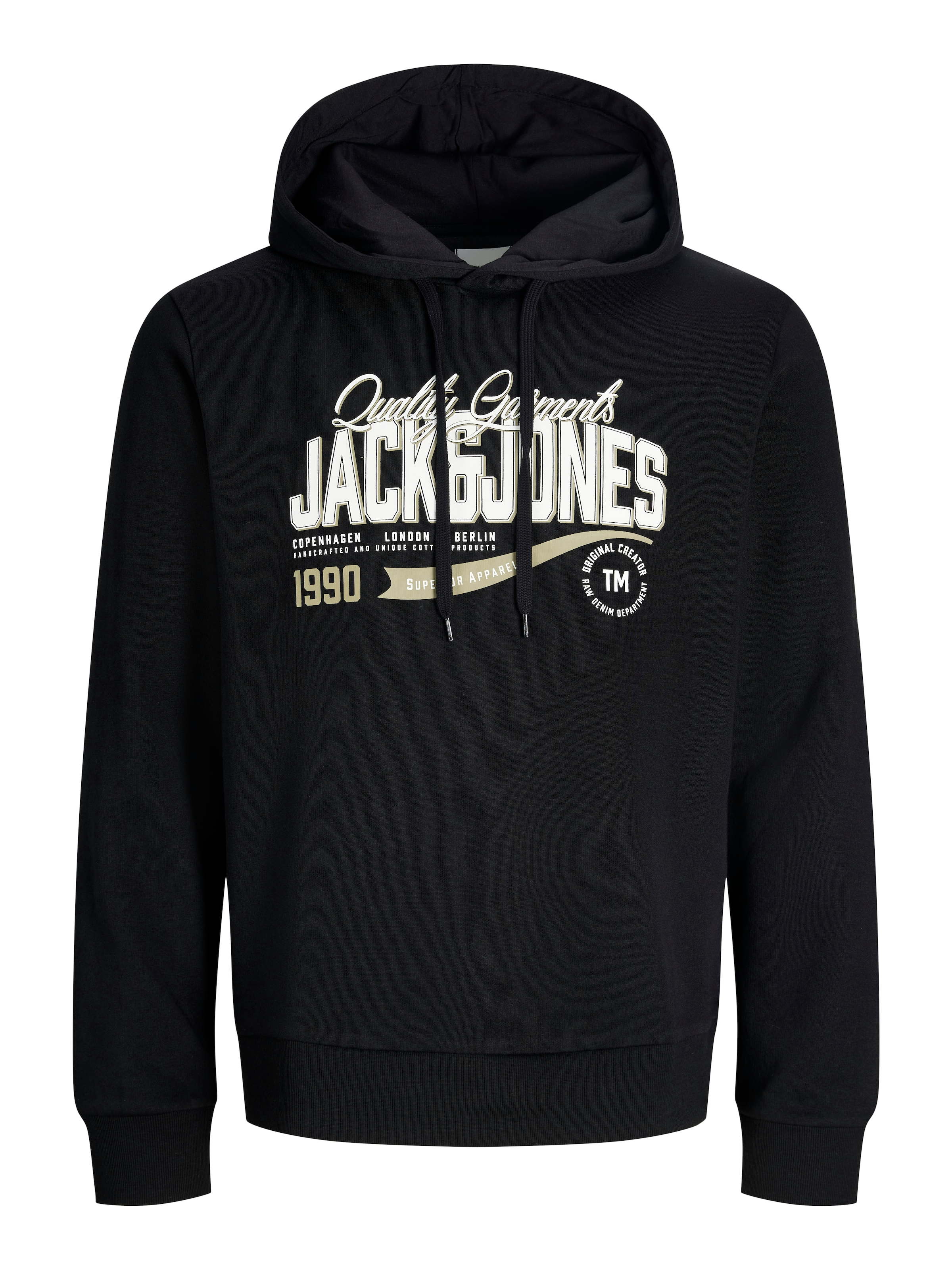Jack & Jones PlusSize Kapuzensweatshirt »JJELOGO SWEAT HOOD 2 COL AW26 SN PLS«, Baumwollmischung, normal geschnitten
