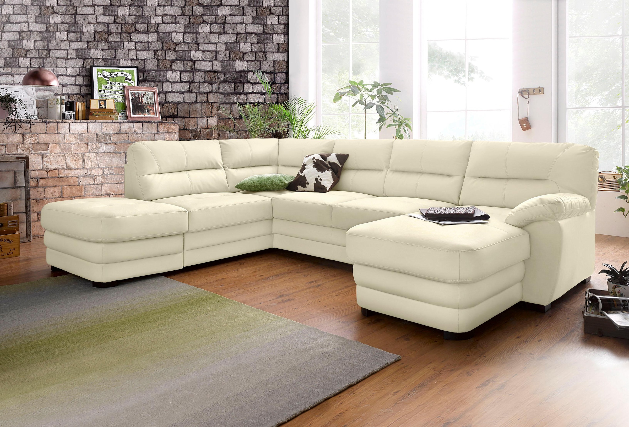 COTTA Wohnlandschaft »Royale U-Form«, wahlweise mit Bettfunktion