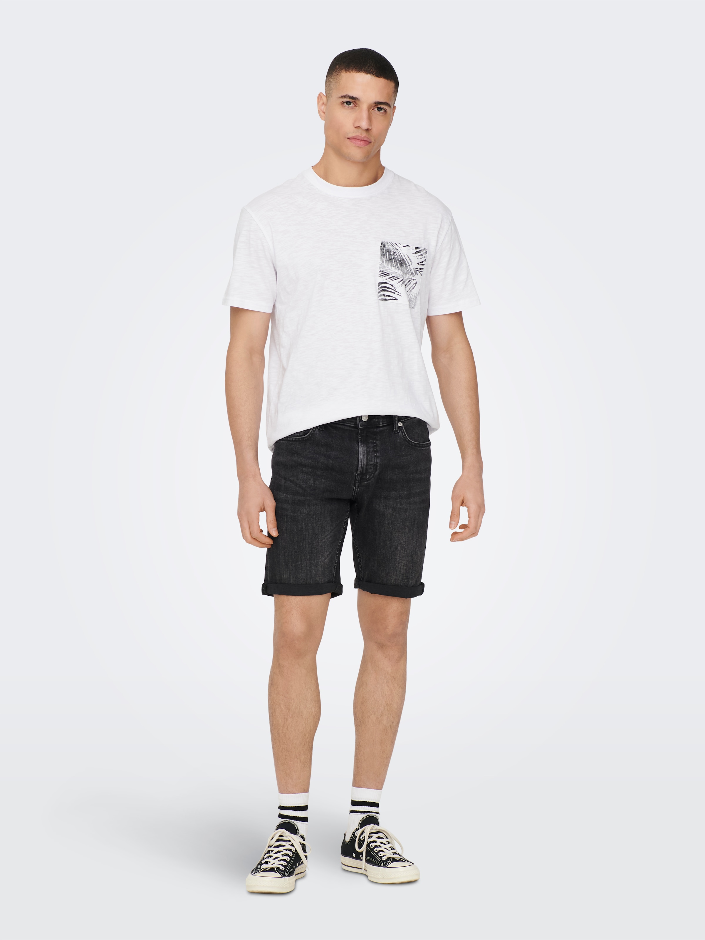ONLY & SONS Jeansshorts »ONSPLY LIGHT BLUE 5189 SHORTS DNM NOOS«