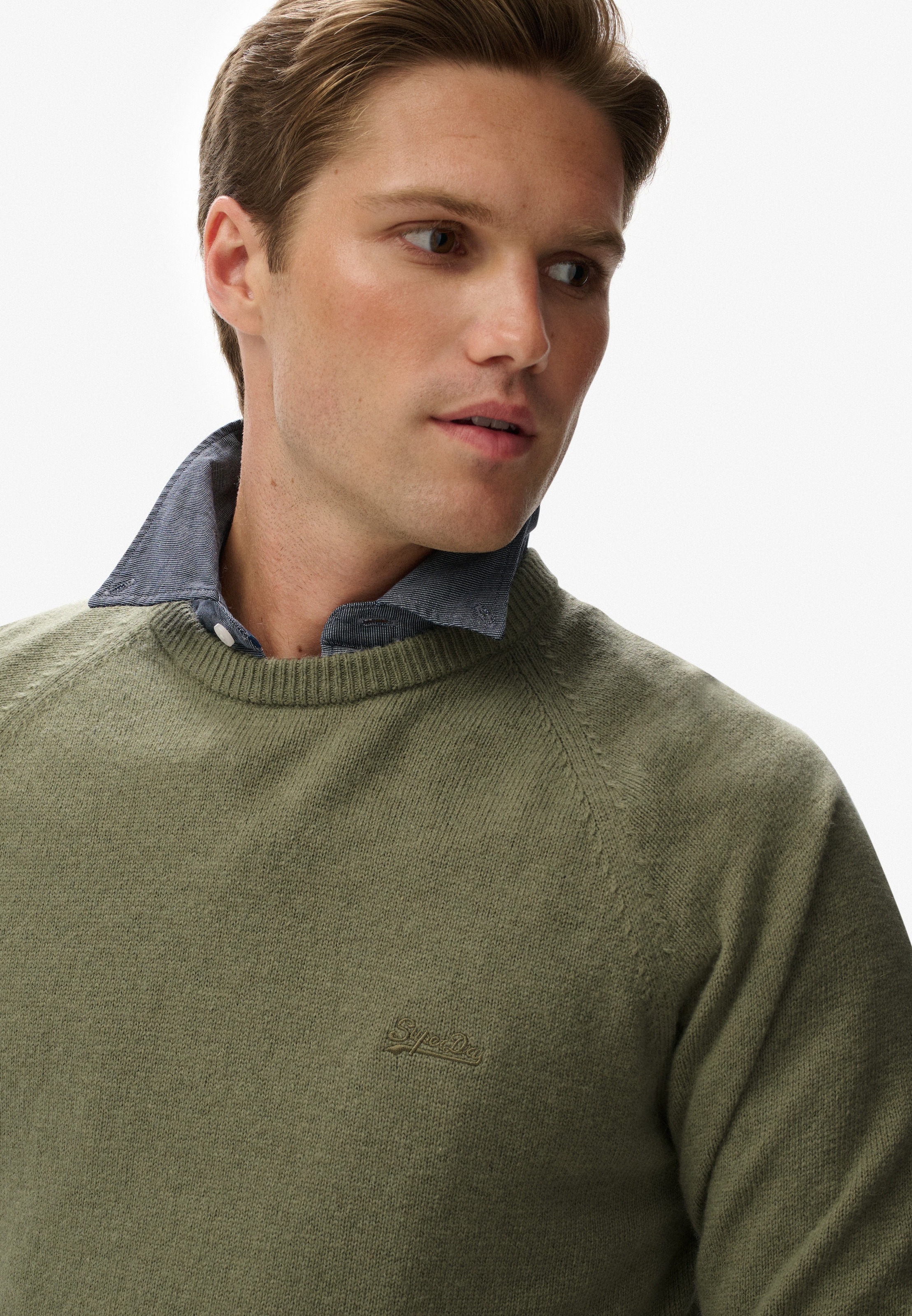 Superdry Strickpullover »WOOL BLEND JUMPER«