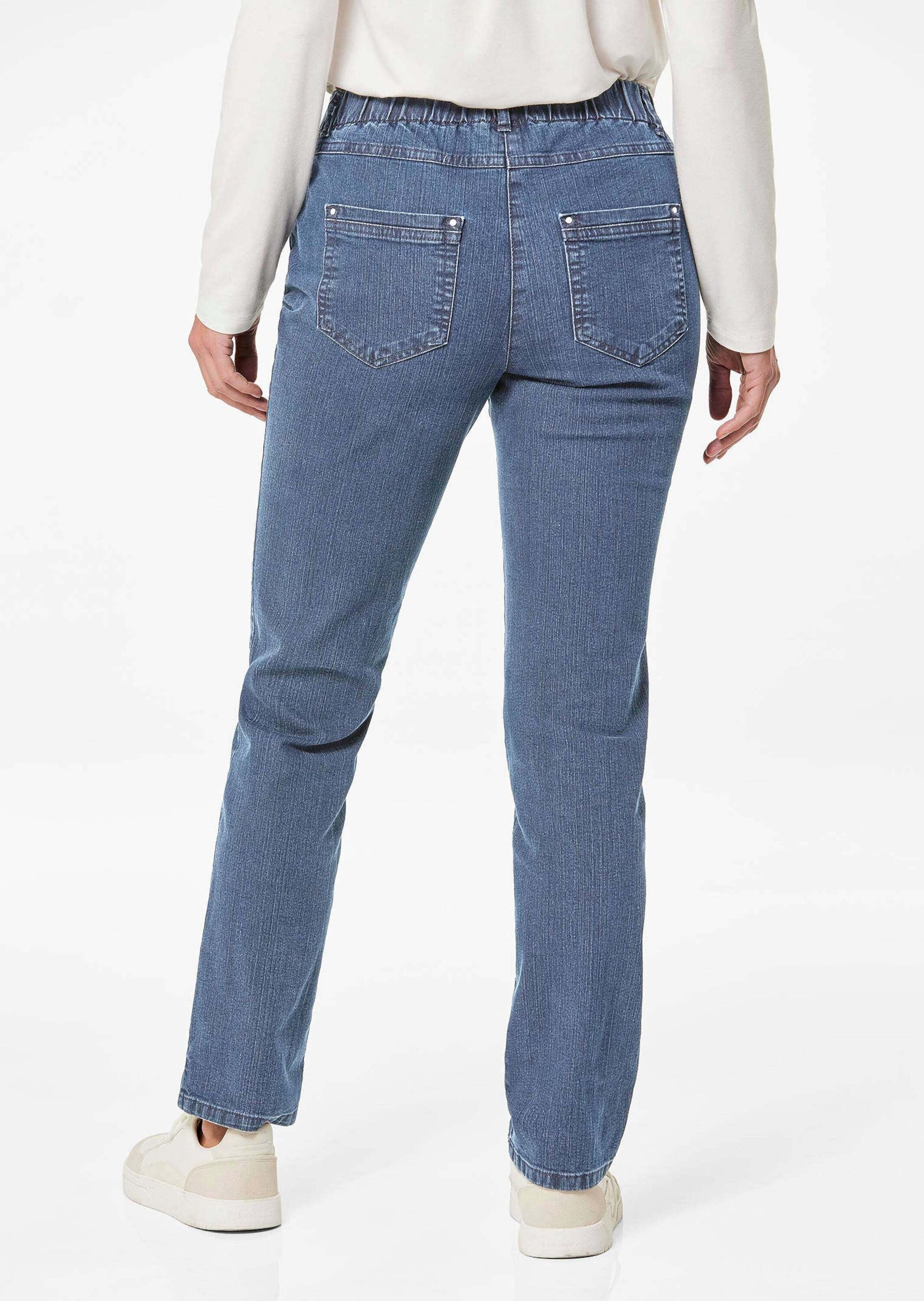 GOLDNER Regular-fit-Jeans »Klassische Jeansschlupfhose LOUISA«