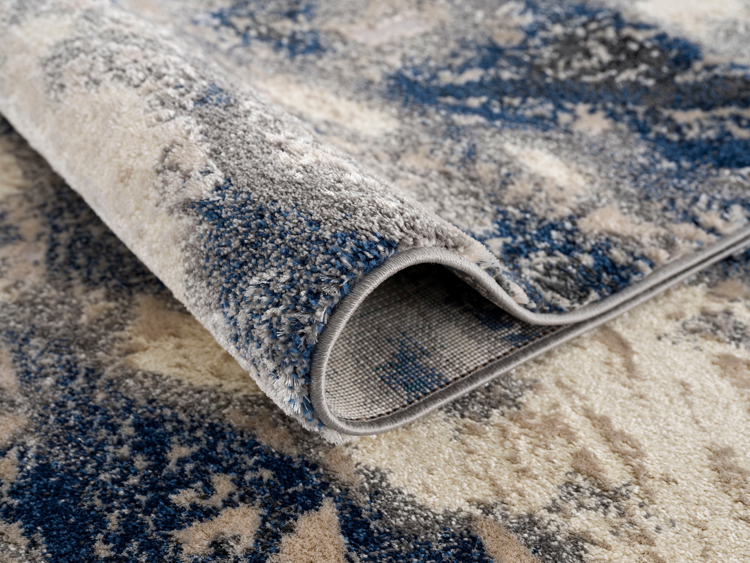 my home Teppich »Dario«, rechteckig, bei - Wende Haptik, online angenehme weich OTTO modernes Marmor- Design, Teppich
