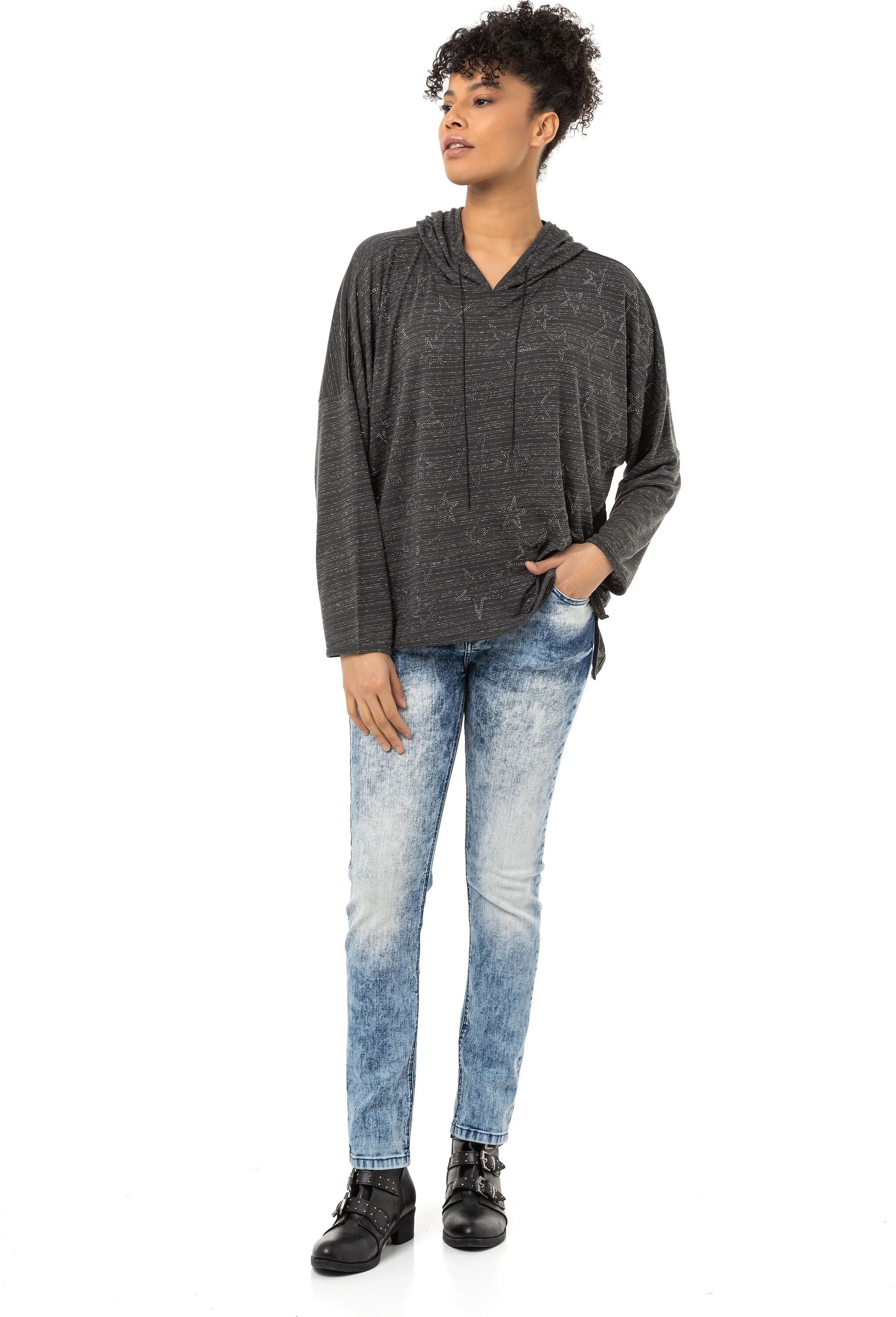 Cipo & Baxx Sweatshirt »WL357«, mit Kapuze
