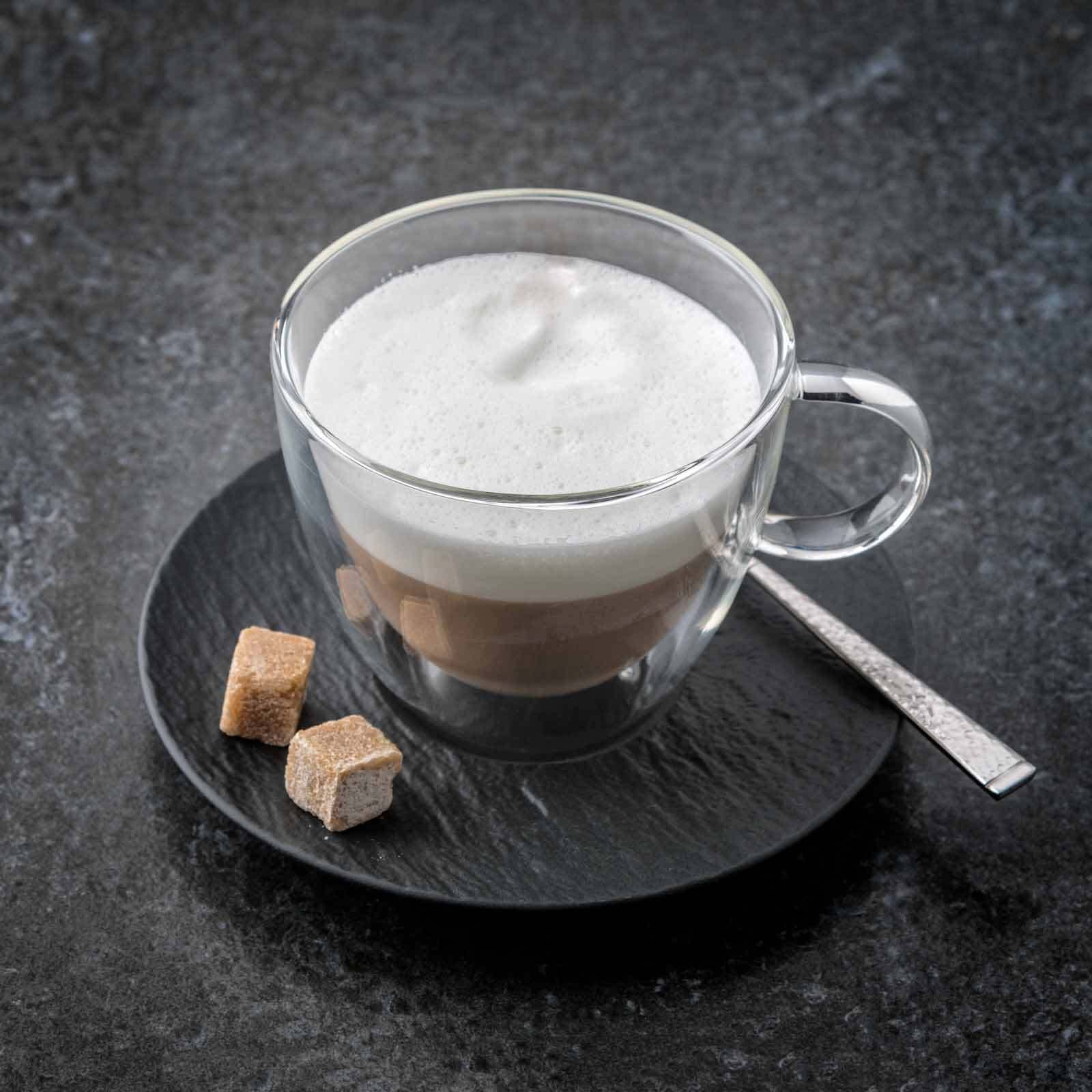Villeroy & Boch Latte-Macchiato-Glas »Café au Lait-Set Manufacture Rock 250 ml 6er Set schwarz«