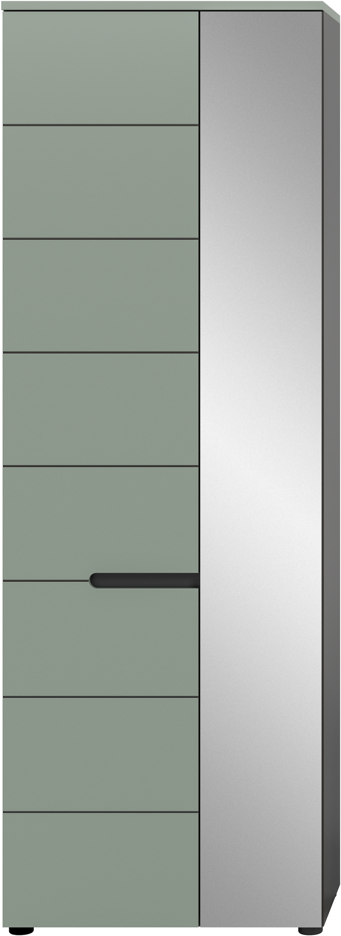 INOSIGN Garderobenschrank »REHAT, TOPSELLER!, Höhe 190cm, 2 Türen, 6 Fächer, 1 Kleiderstange« in verschiedenen Farben erhältlich, 1 Stk. tlg. Garderobe, Flurschrank, Dielenschrank, Kleiderschrank, Garderobenmöbel