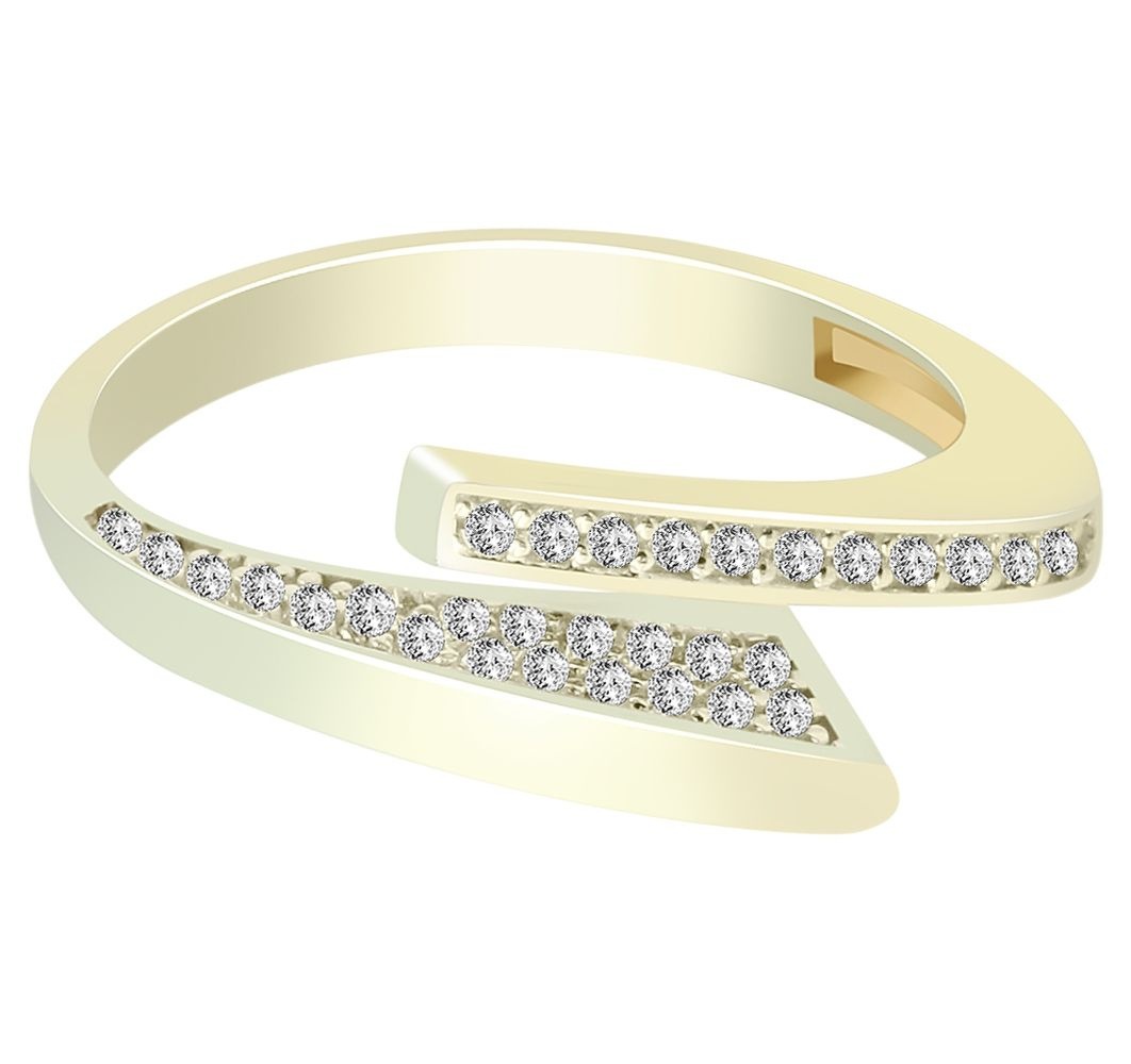 Adelia´s Fingerring »Adelia's Damen Ring aus 333 Gold mit Zirkonia«
