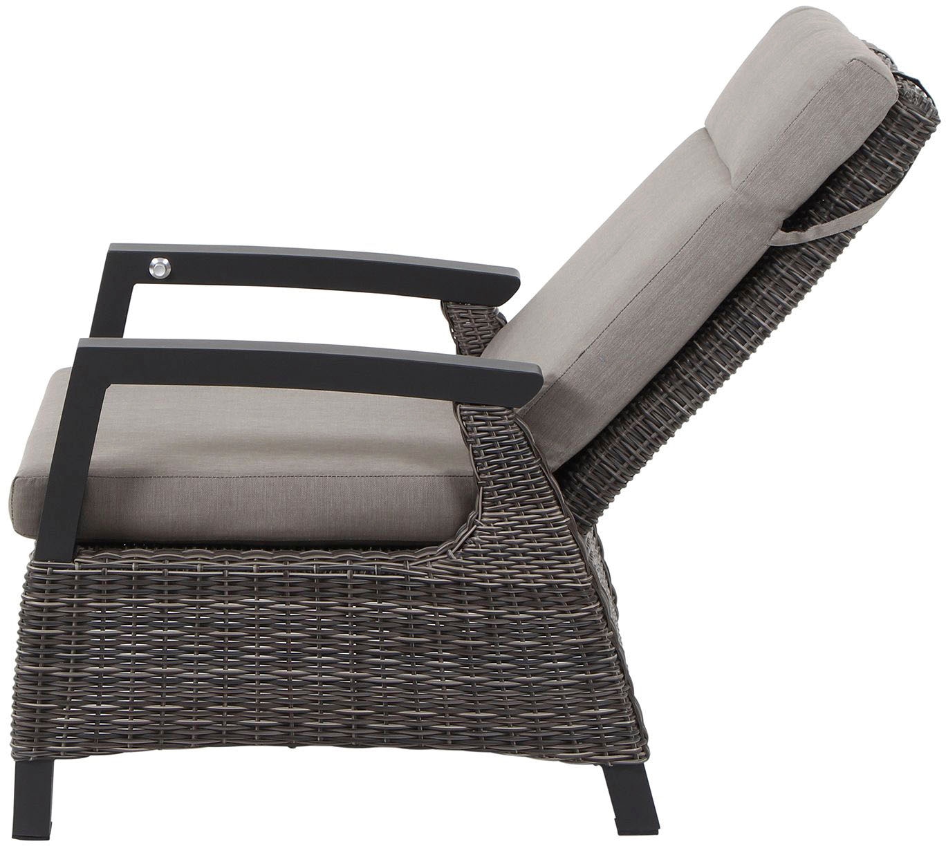 Siena Garden Gartenlounge-Set »Corido« Set, 8 Stk. tlg. bestehend aus 4 Sesseln und 4 Auflagen