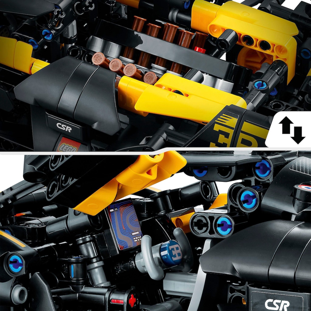 LEGO® Konstruktionsspielsteine »Bugatti-Bolide (42151), LEGO® Technic«, (905 St.), Made in Europe