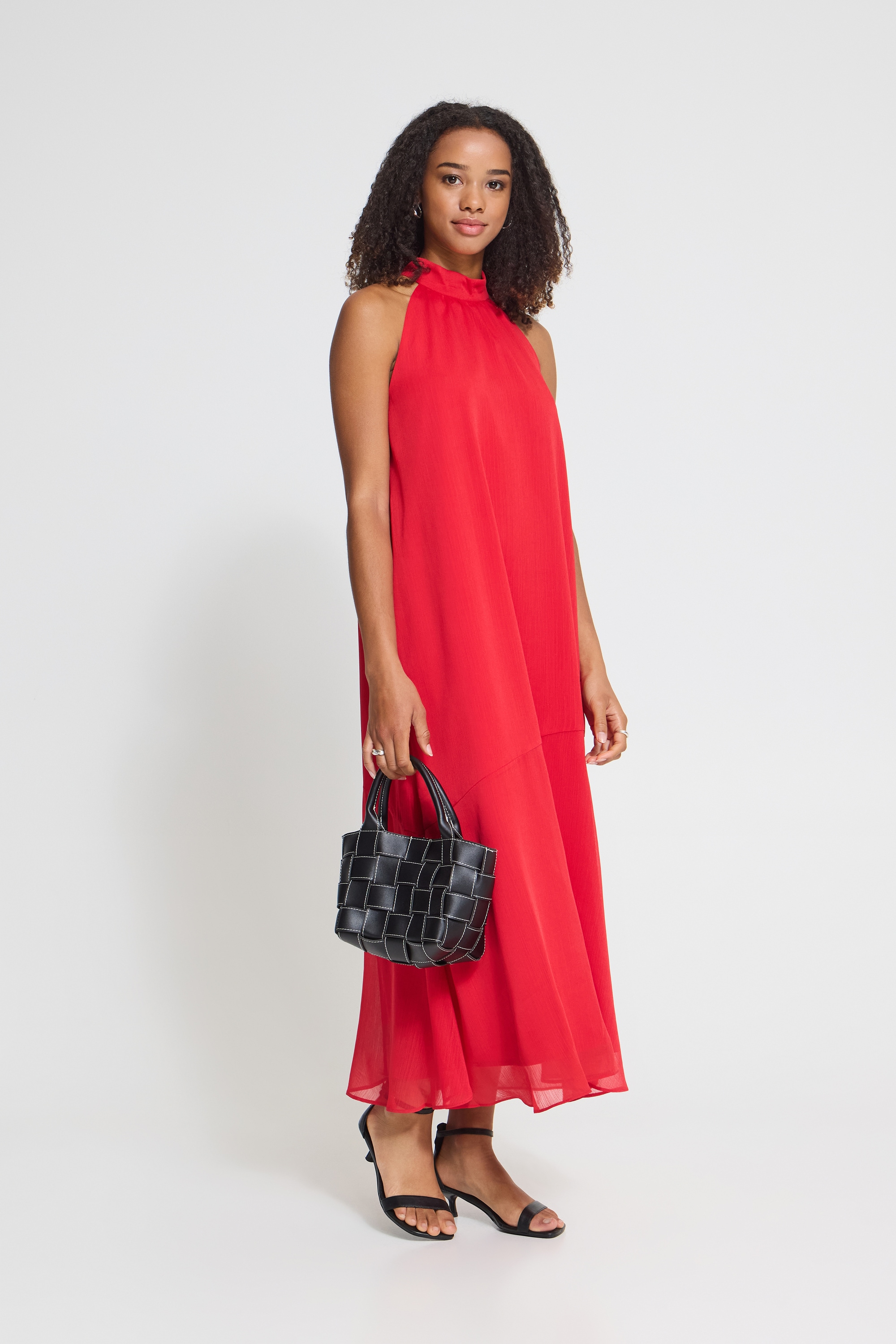 Ichi Midikleid »Damen Casual IHALISSO«