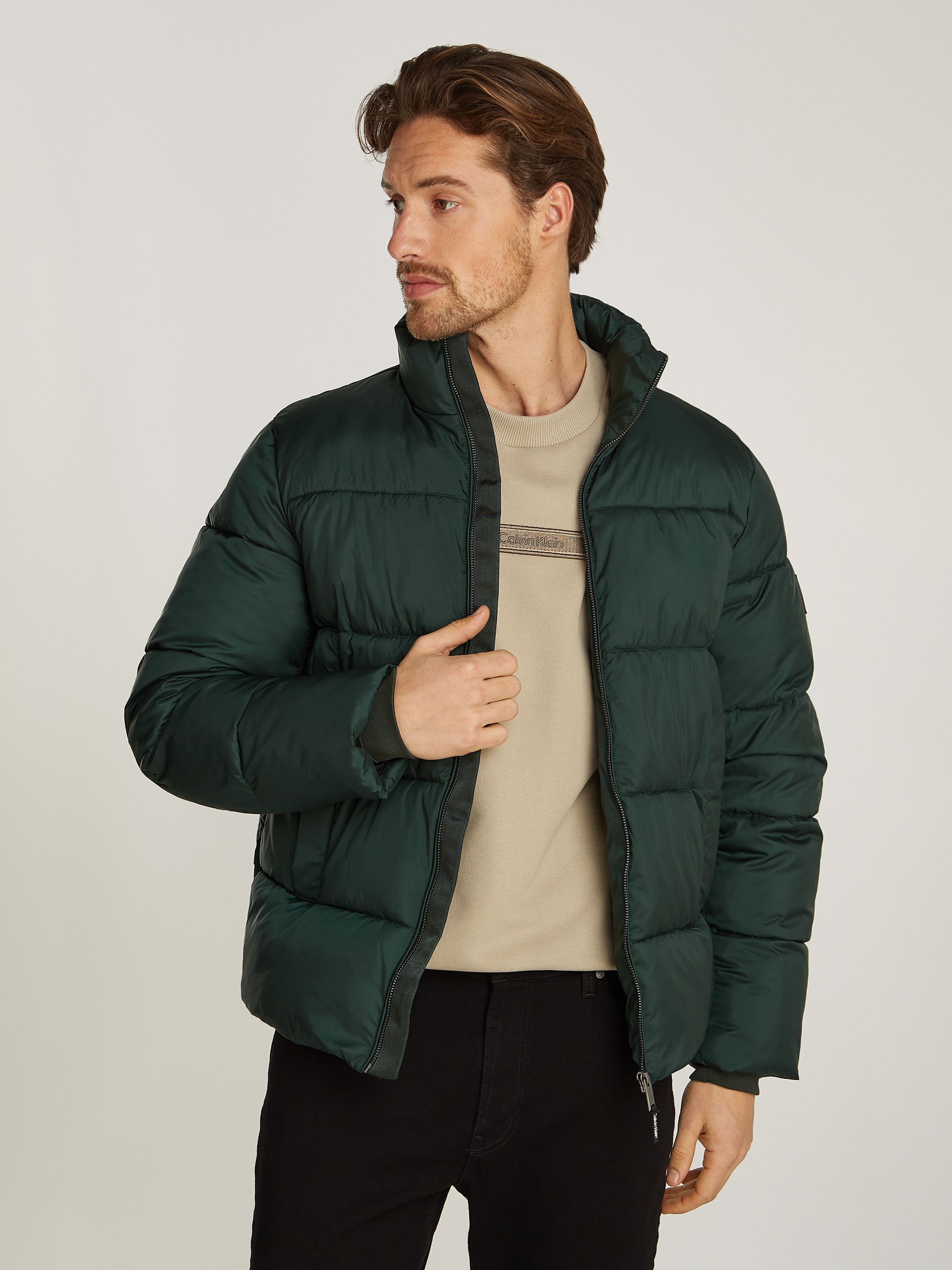 Outdoorjacke »QUILT PUFFER MW«, mit Logopatch