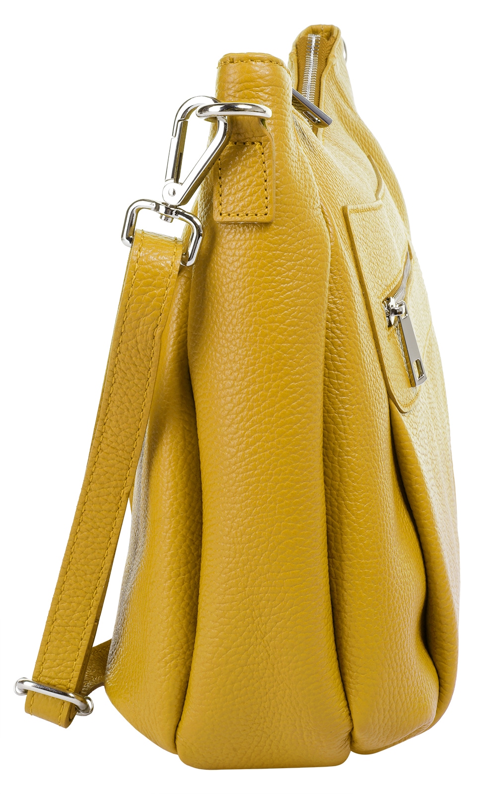 Samantha Look Umhängetasche, echt Leder, Made in Italy
