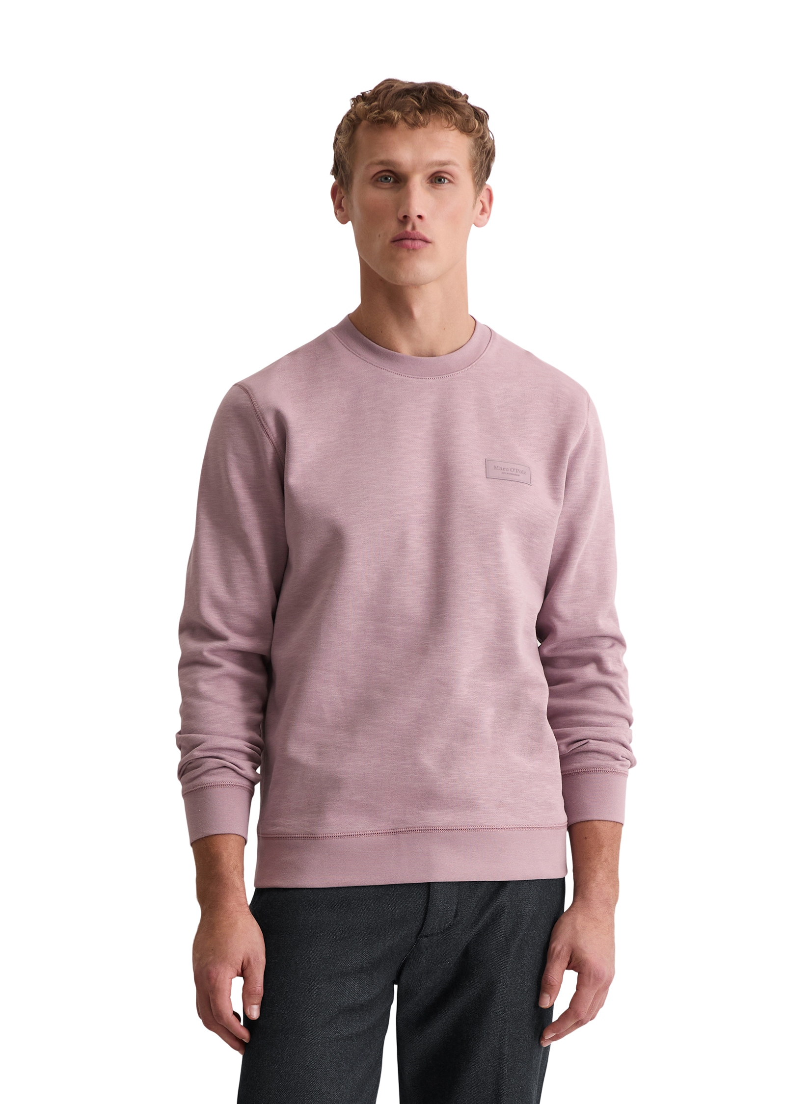 Marc O'Polo Sweatshirt »regular fit aus weichem Bio-Baumwoll-Sweat«, angenehm weich gebrushte Innenseite
