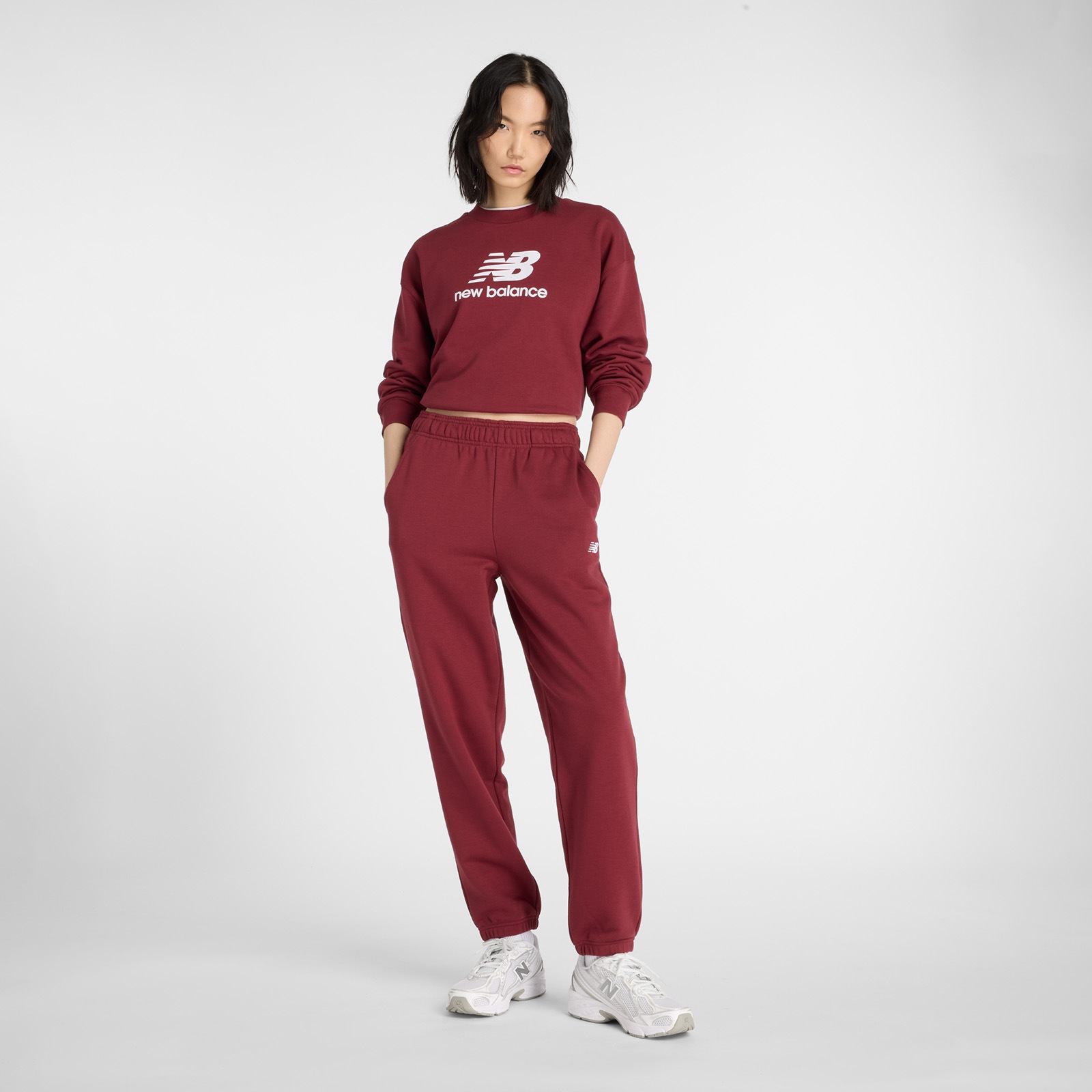 New Balance Sweatshirt »Sport Essentials French Terry Logo Crew«