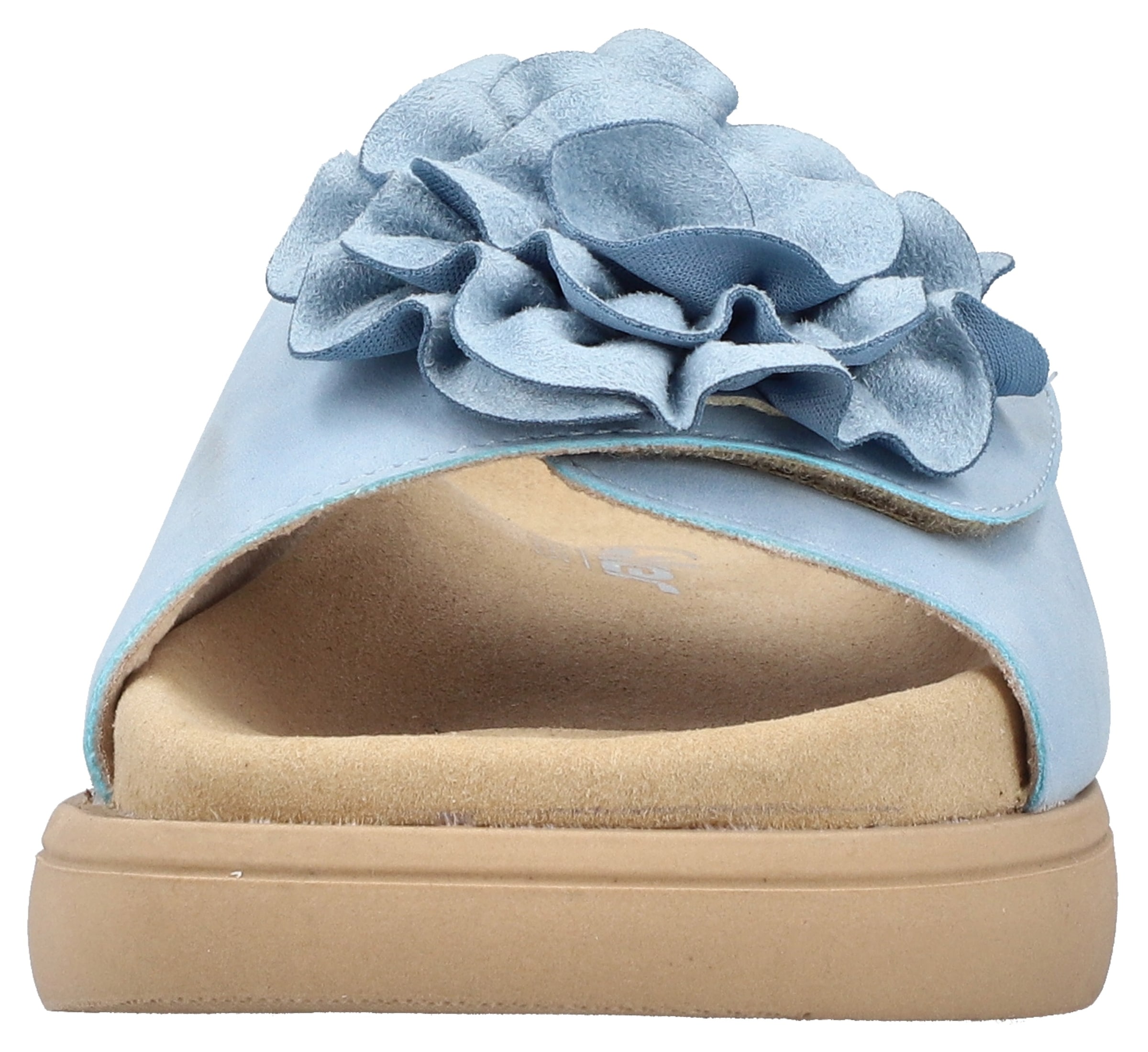 Rieker Pantolette  Sommerschuh, Hausschuh, Strandschuh mit bequemem Fußbett