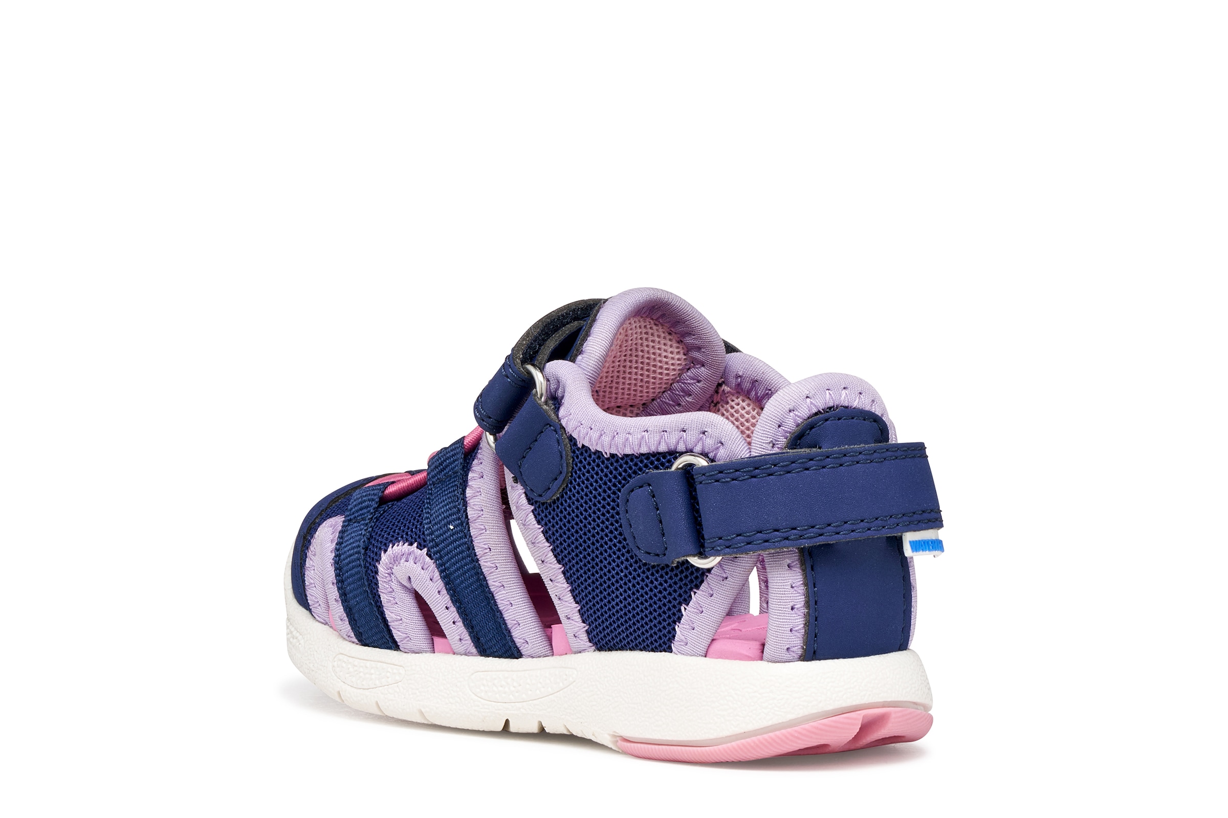 Geox Lauflernschuh »B SANDAL MULTY GIRL«  Babyschuh, Sommerschuh, Klettschuh, Größenschablone zum Download