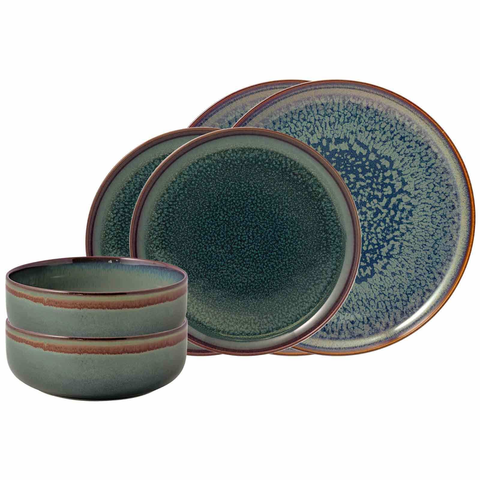 like. by Villeroy & Boch Geschirr-Set »Basic-Set Crafted 6er Set« Spülmaschinengeeignet, Mikrowellengeeignet