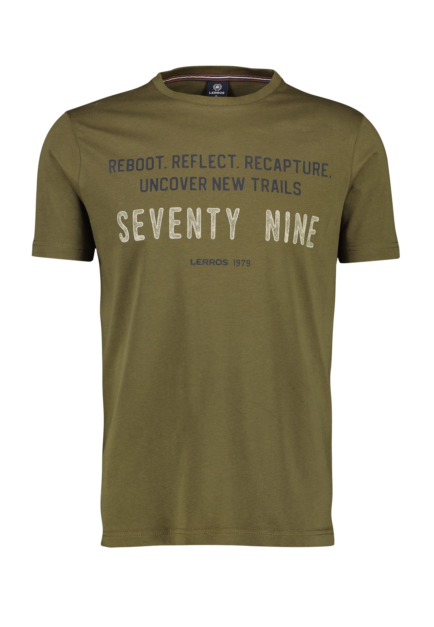 T-Shirt »LERROS T-Shirt mit Brustprint *Seventy Nine*«