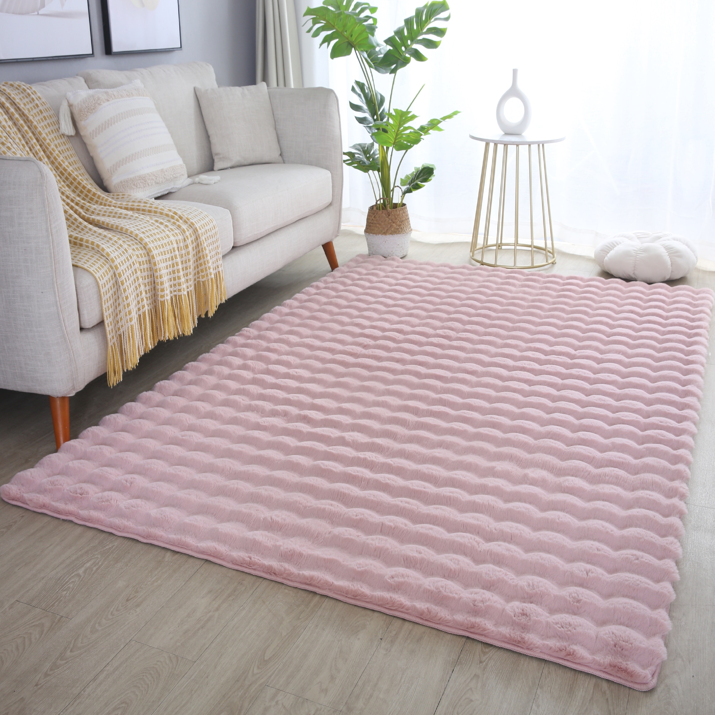 Ayyildiz Teppiche Hochflor-Teppich »AMBIANCE 5110«, rechteckig, 25 mm Höhe, Läufer / Besonders weich / Dicker Flor / Pflegeleicht