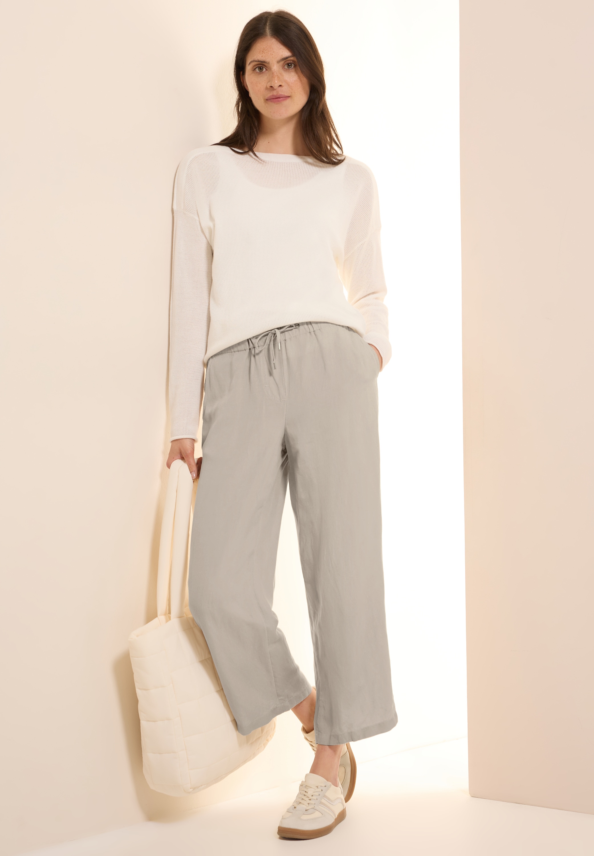 Cecil Leinenhose »Style Neele«, mit Kordelzug und aus einem Leinenmix