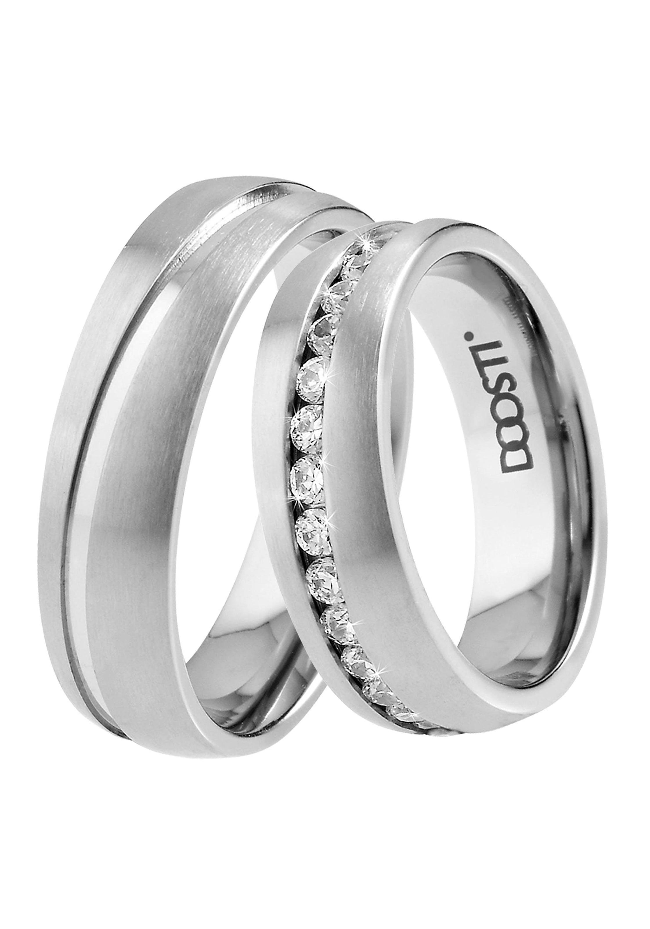 Trauring »Schmuck Geschenk TITAN Trauring Ehering Partnerring LIEBE«, Made in Germany...